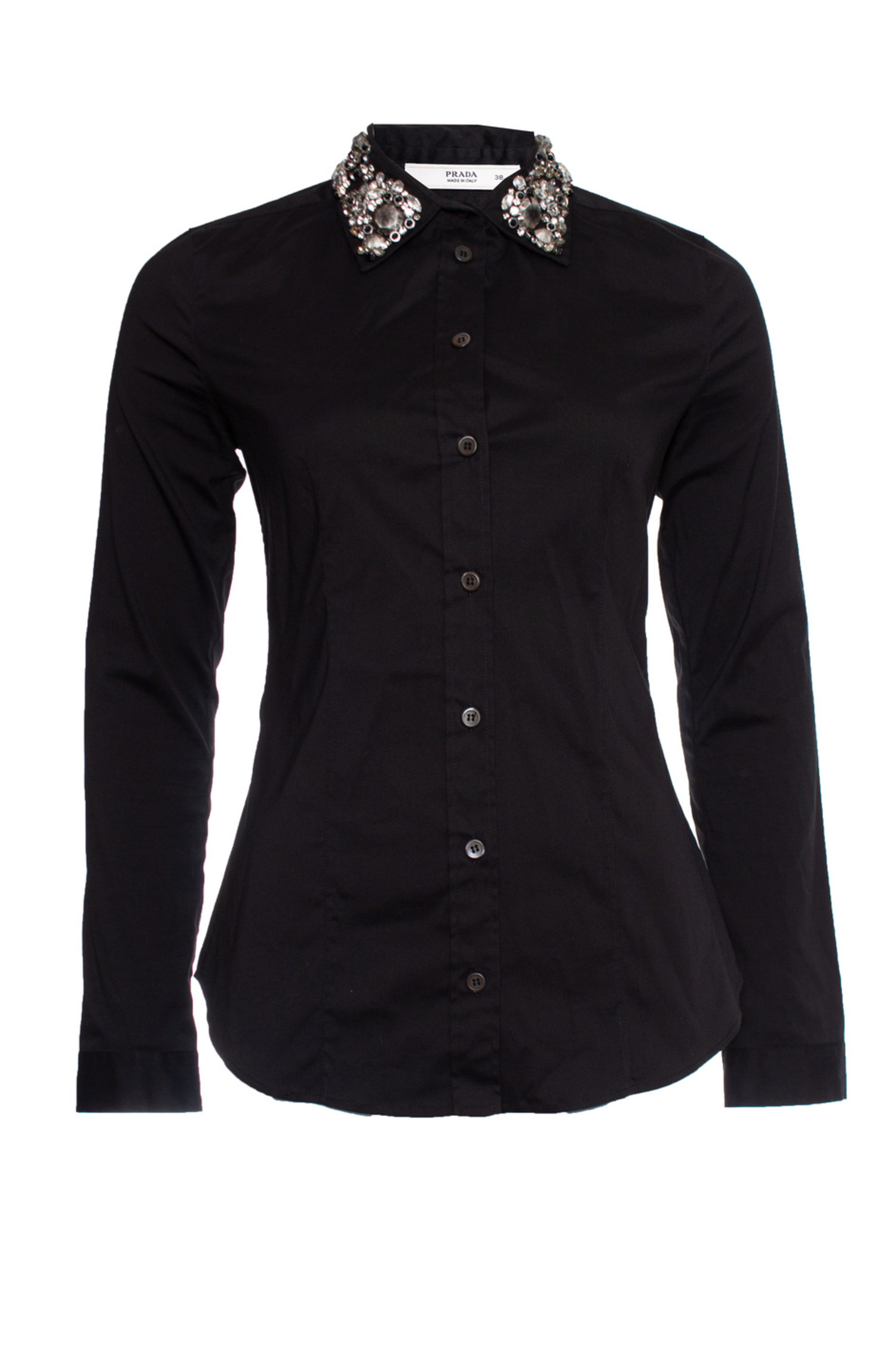 トップス 18aw prada open collar shirt archive 18aw prada open collar shirt archive Prada, shirt with stones on