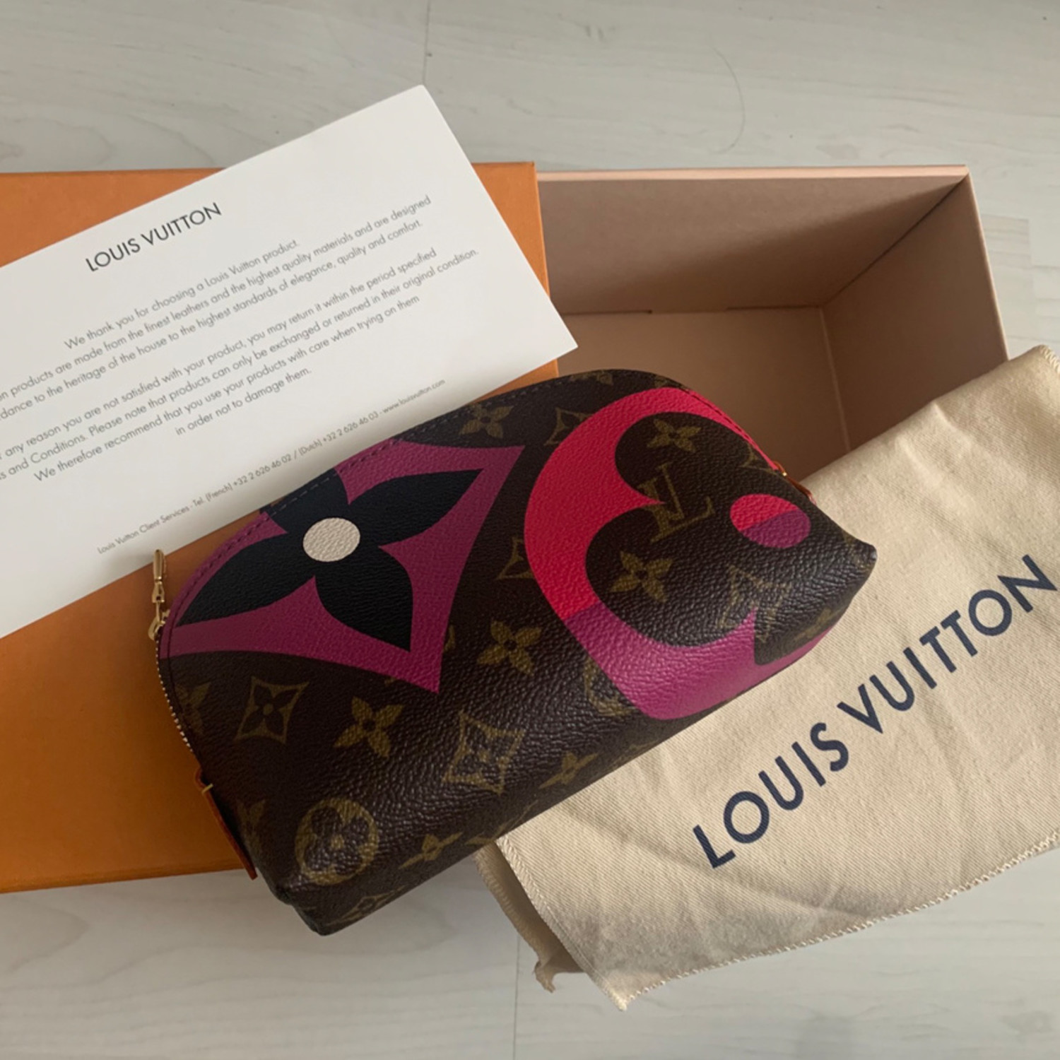 Louis Vuitton Game on Kosmetiktasche - Unboxing, Details, was