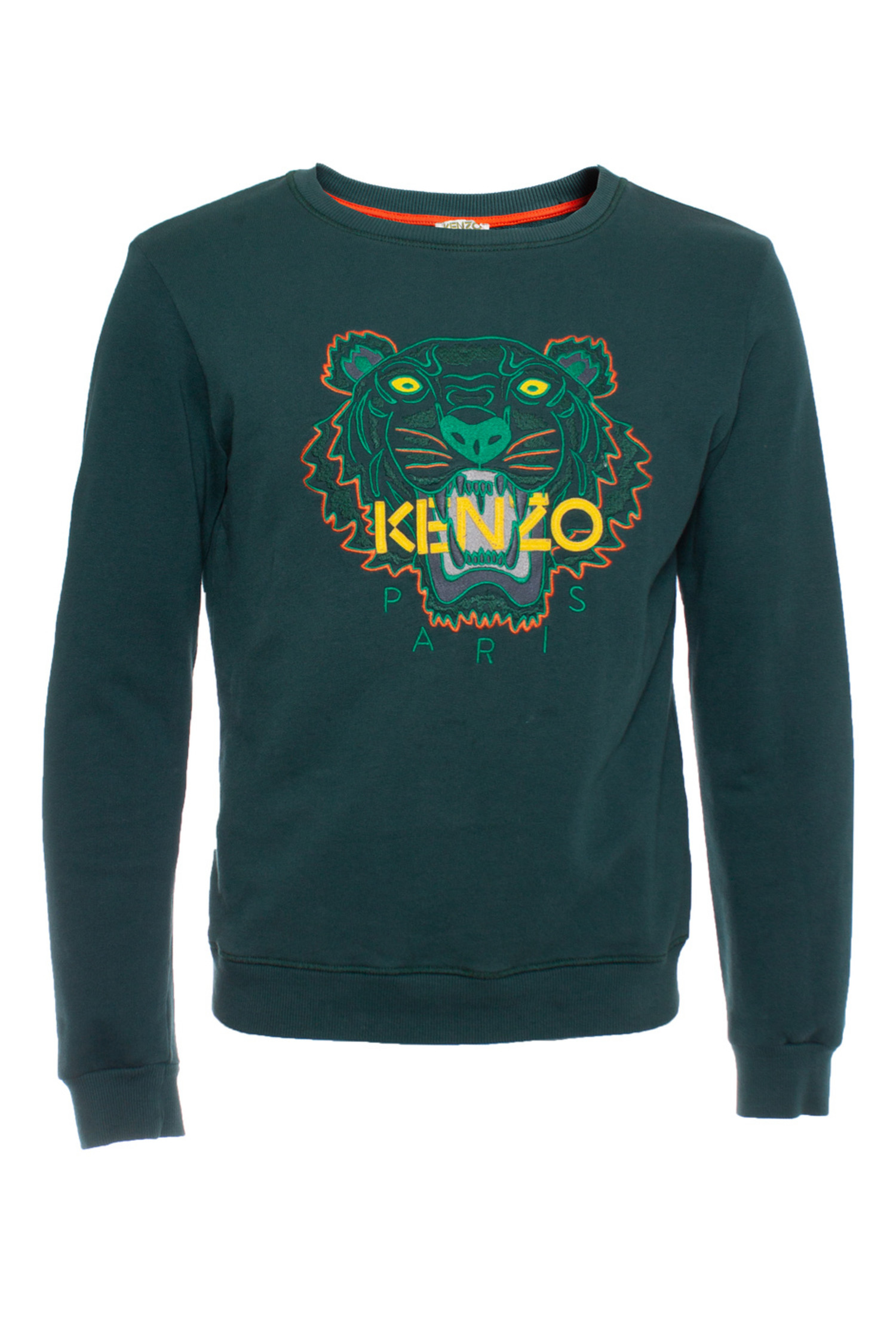 Parel kanker Bijwerken Kenzo, groene trui met tijger. - Unique Designer Pieces