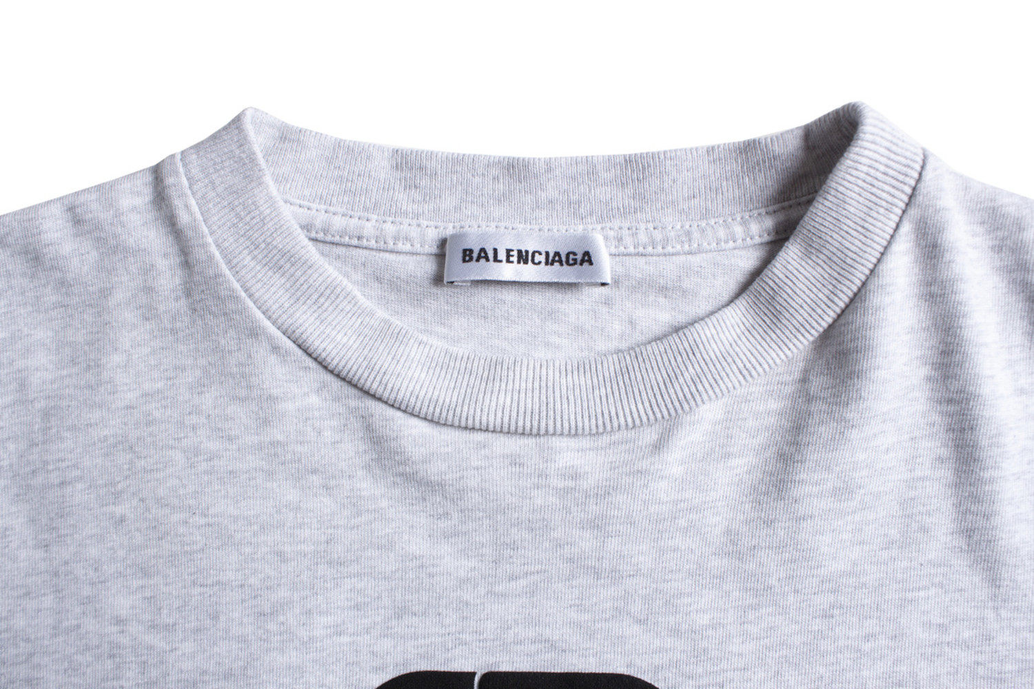 Grey Logoprinted Tshirt Balenciaga  Vitkac France