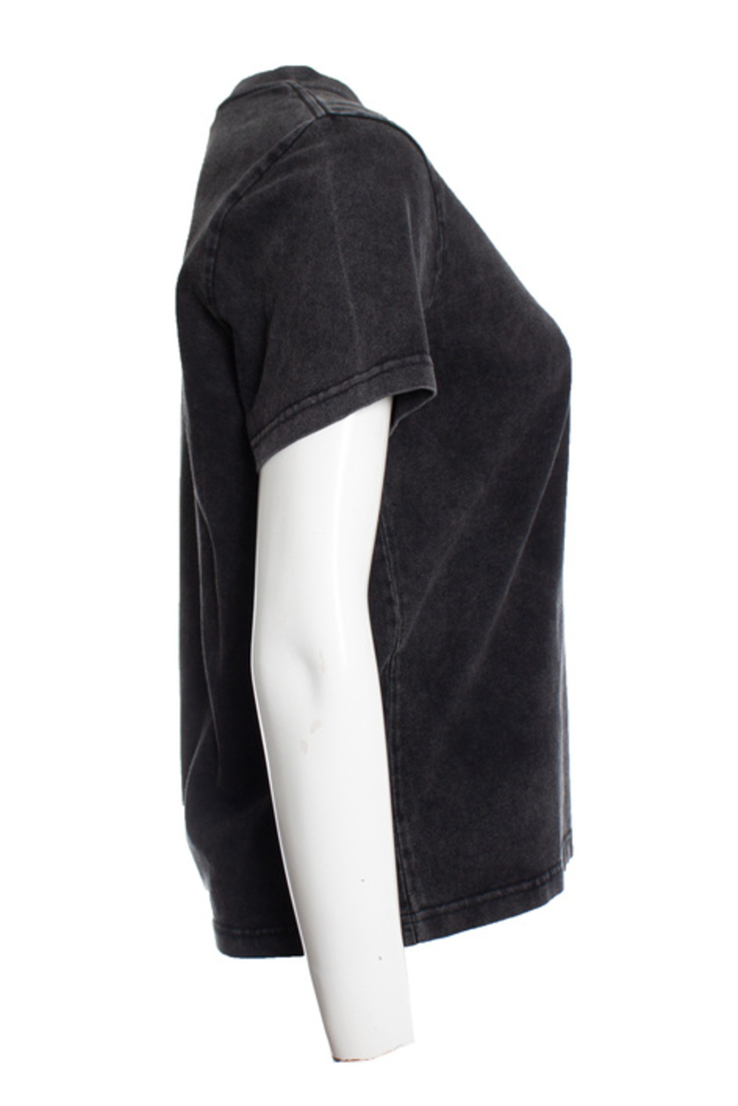 グ*ド様 バレンシアガ　BB LOGO T-SHIRT WASHED ロゴ刺繍 BALENCIAGA BB Logo T-Shirt Washed Black – MAISONDEFASHION.COM