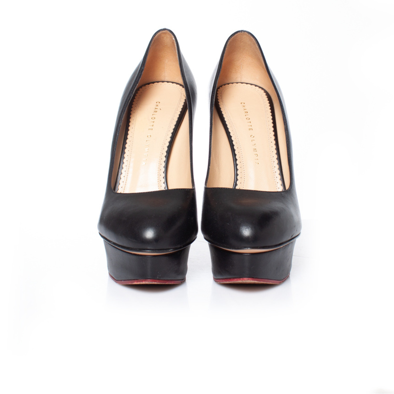 B*s様 超美品!CHARLOTTE OLYMPIA Unique🔥 Charlotte Olympia Work It Black Spider Web Trainers