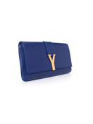 Chyc leather clutch bag Yves Saint Laurent Pink in Leather - 25585033