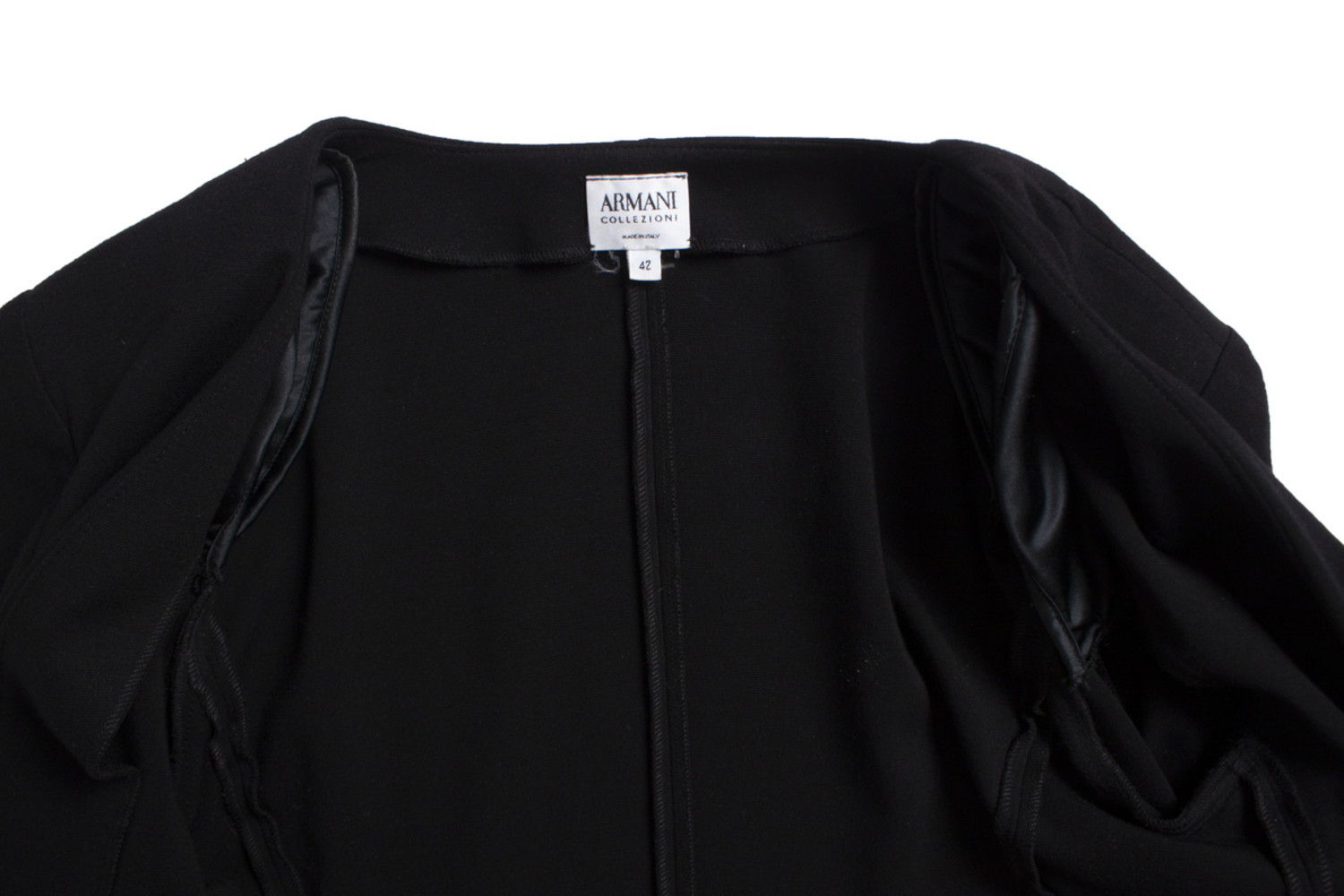 Armani Collezioni, blazer cardigan with bow. - Unique