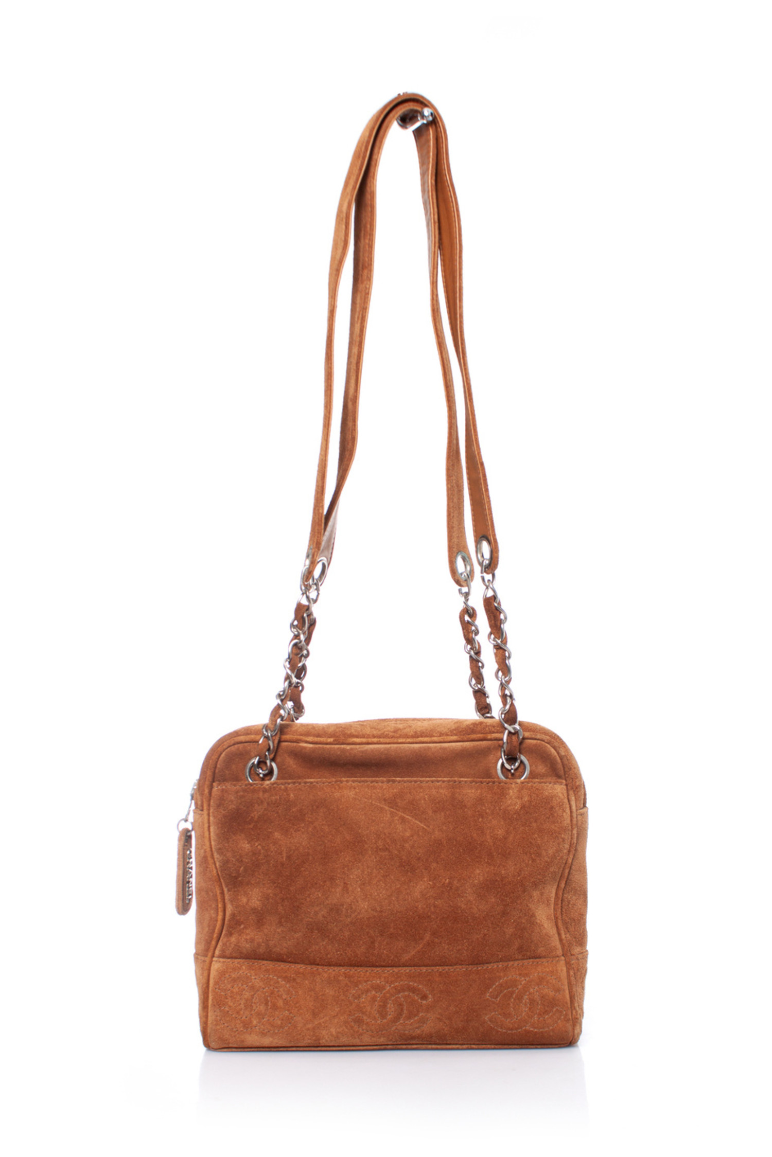 suede shoulder handbag