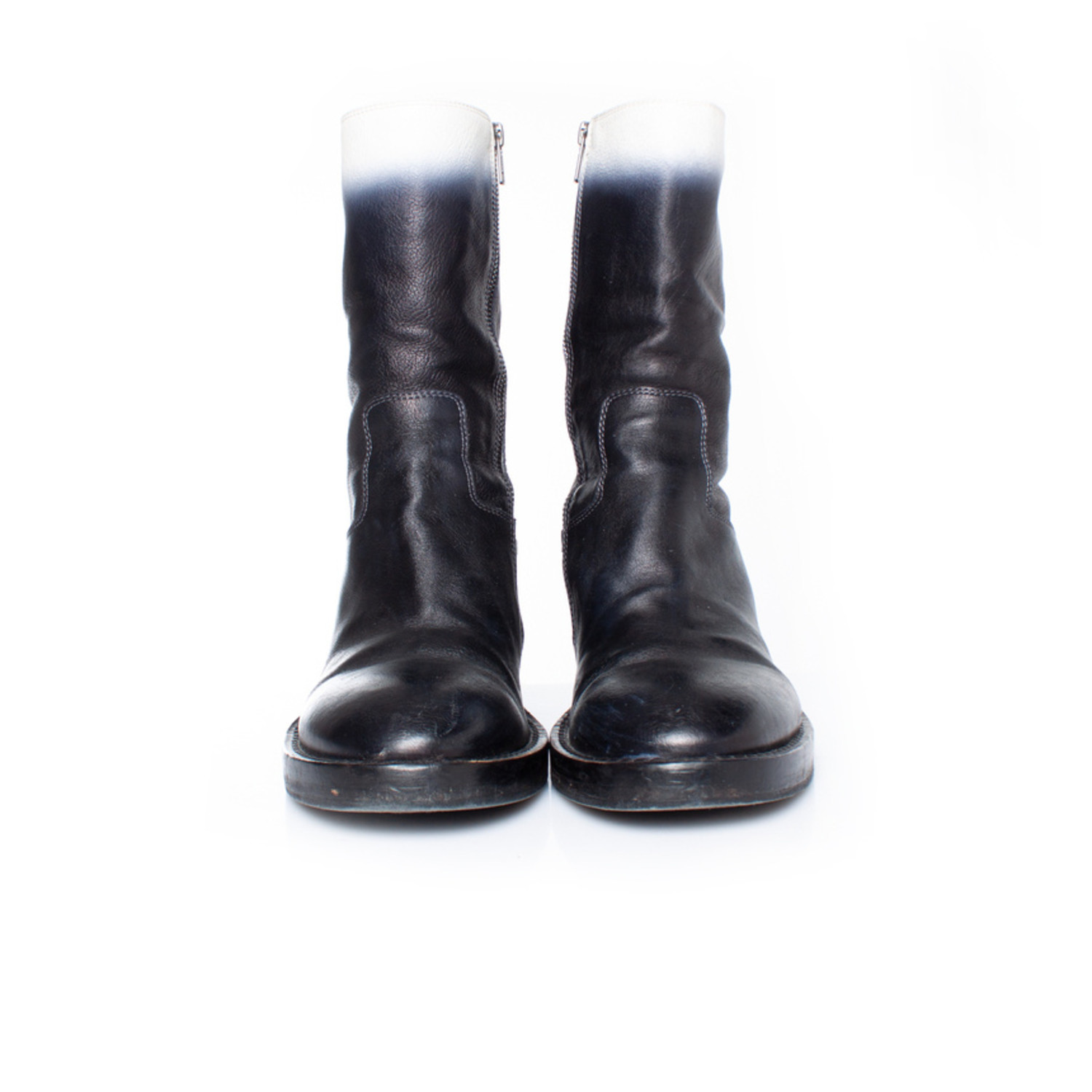 Ann Demeulemeester, Black platform boots - Unique Designer Pieces