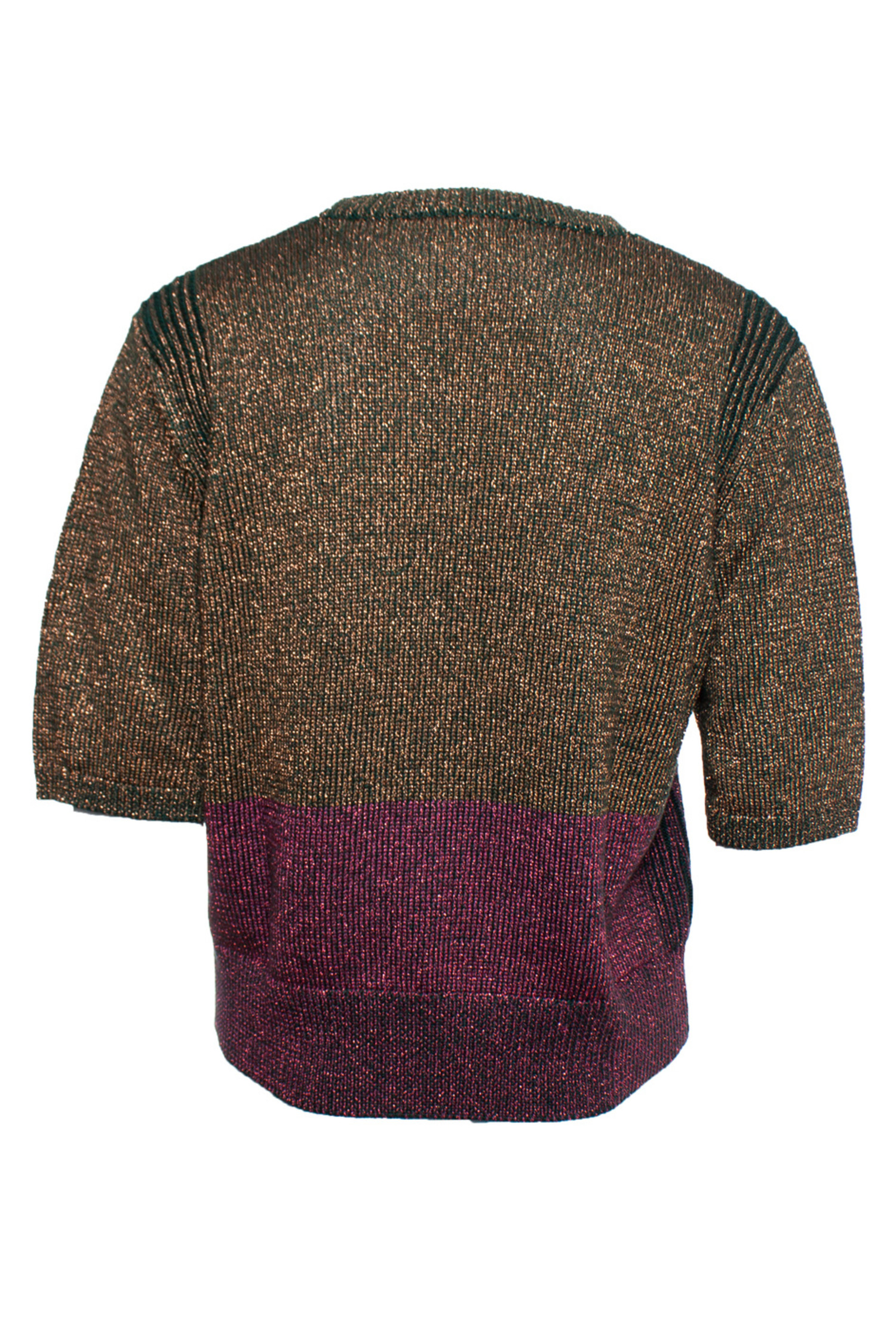 Dries van Noten, Lurex top in pink - Unique Designer Pieces