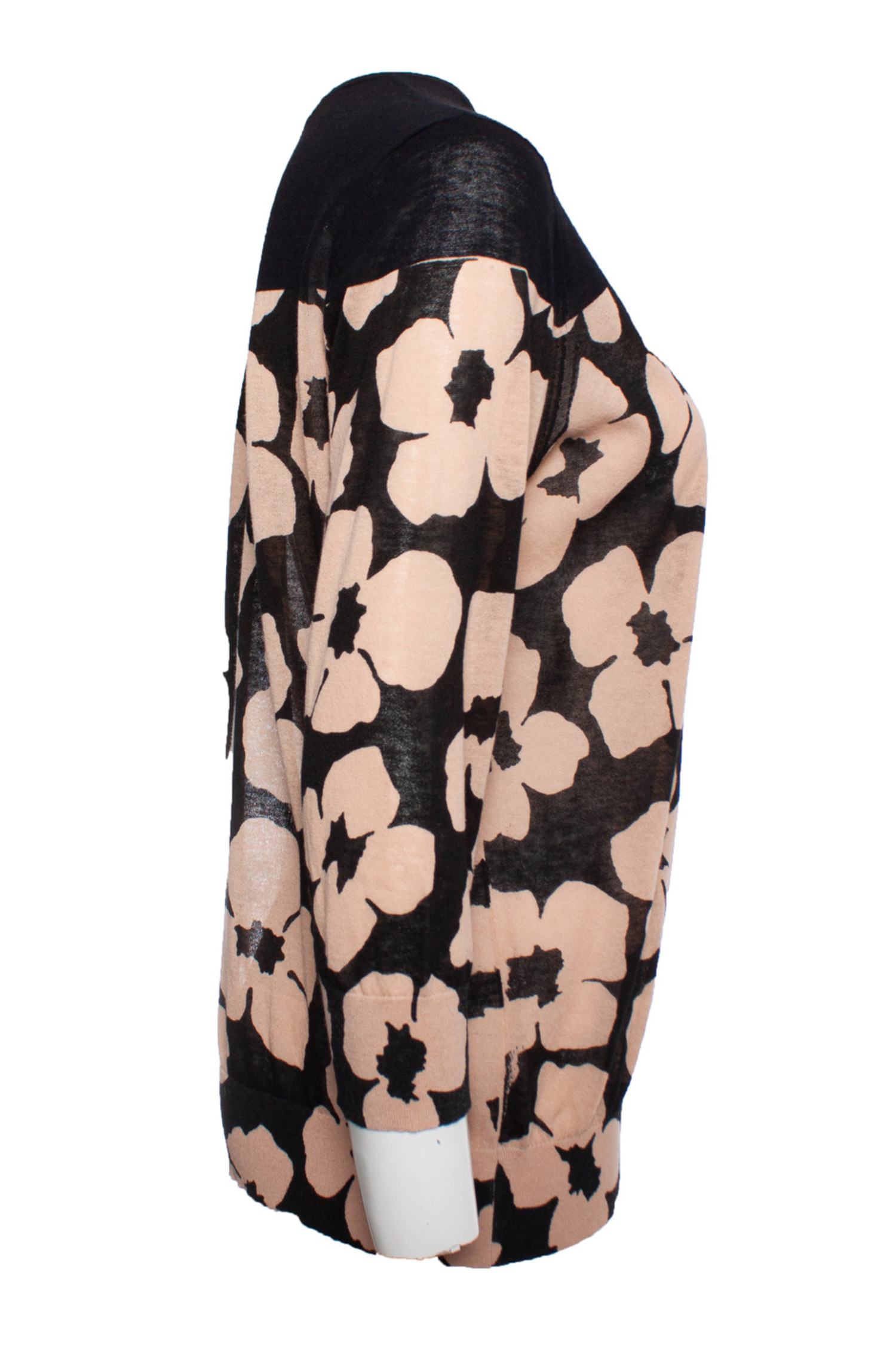Dries van Noten, Floral top with black collar - Unique