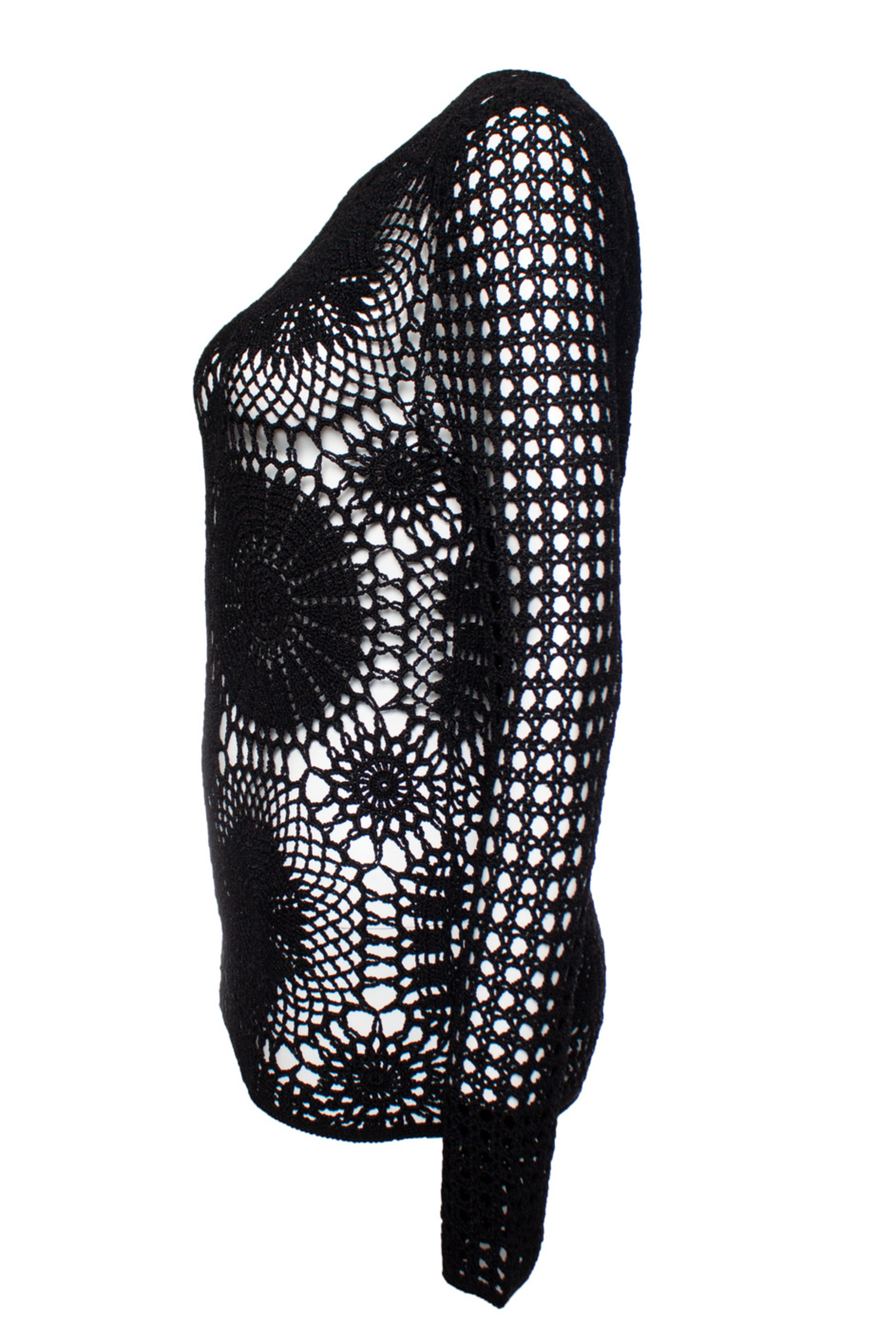【送料&関税込】Dries Van Noten Black Crochet Top Dries van Noten, black crochet top - Unique Designer Pieces