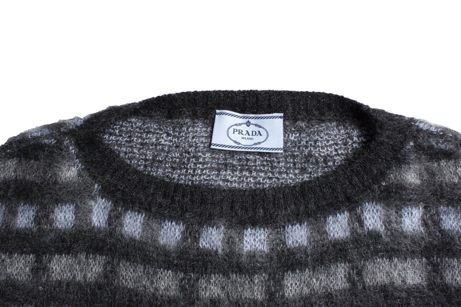 Prada, Mohair sweater with short sleeves - Unique Designer Prada, Mohair sweater with short sleeves - Unique Designer