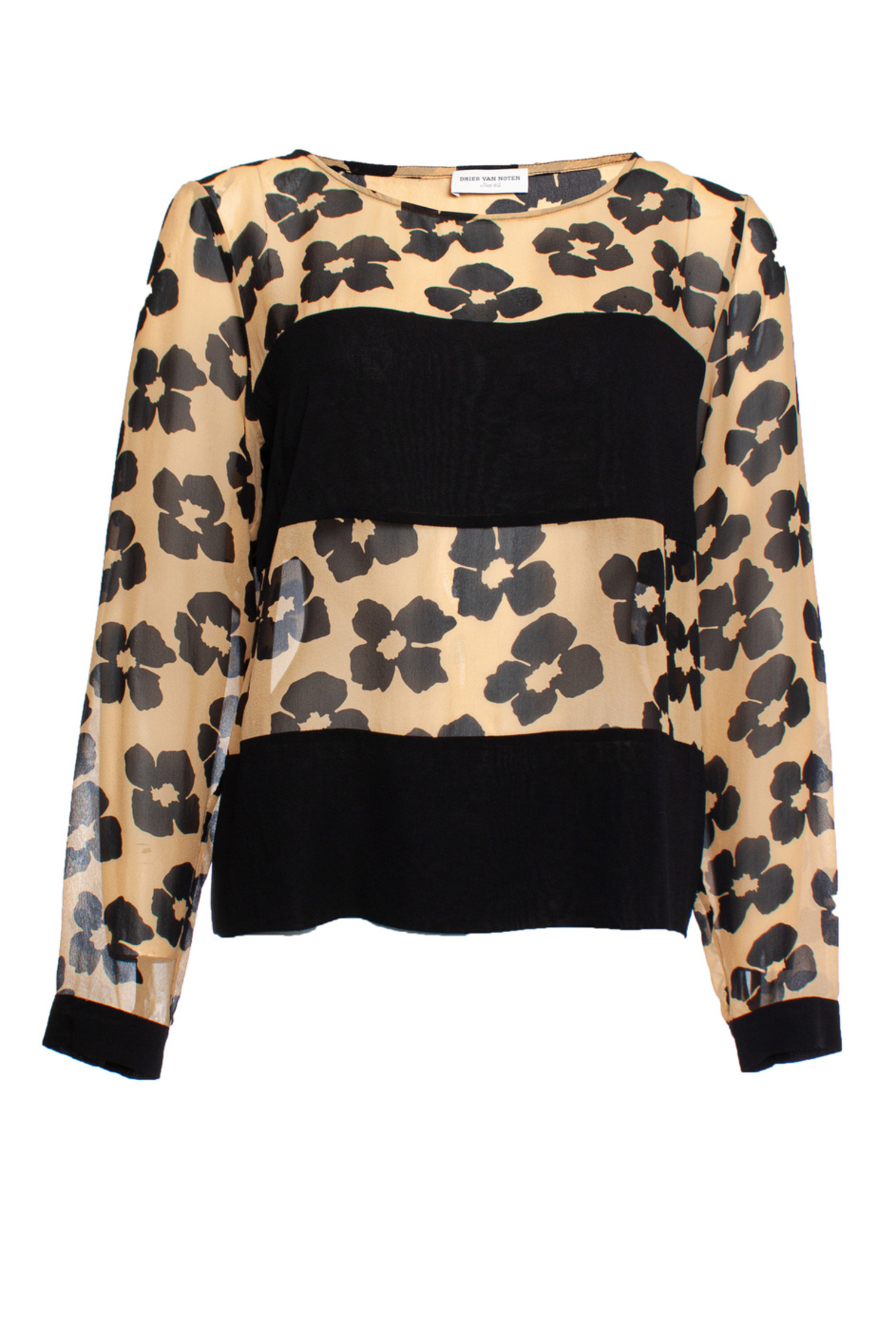 Dries van Noten, Blouse with floral print - Unique Designer Pieces