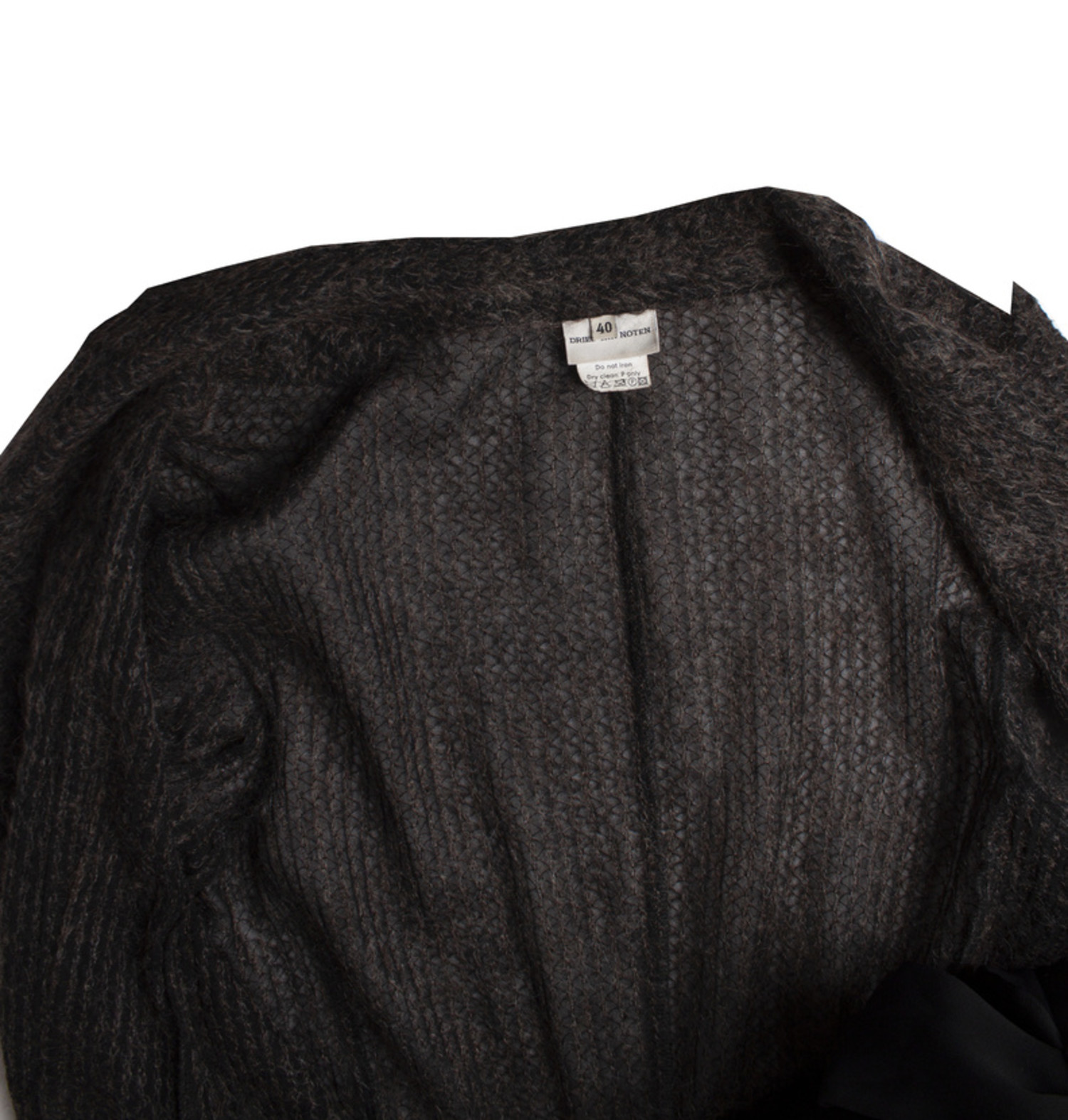 Dries van Noten, Mohair cardigan in brown - Unique Designer Dries van Noten, Mohair cardigan in brown - Unique Designer