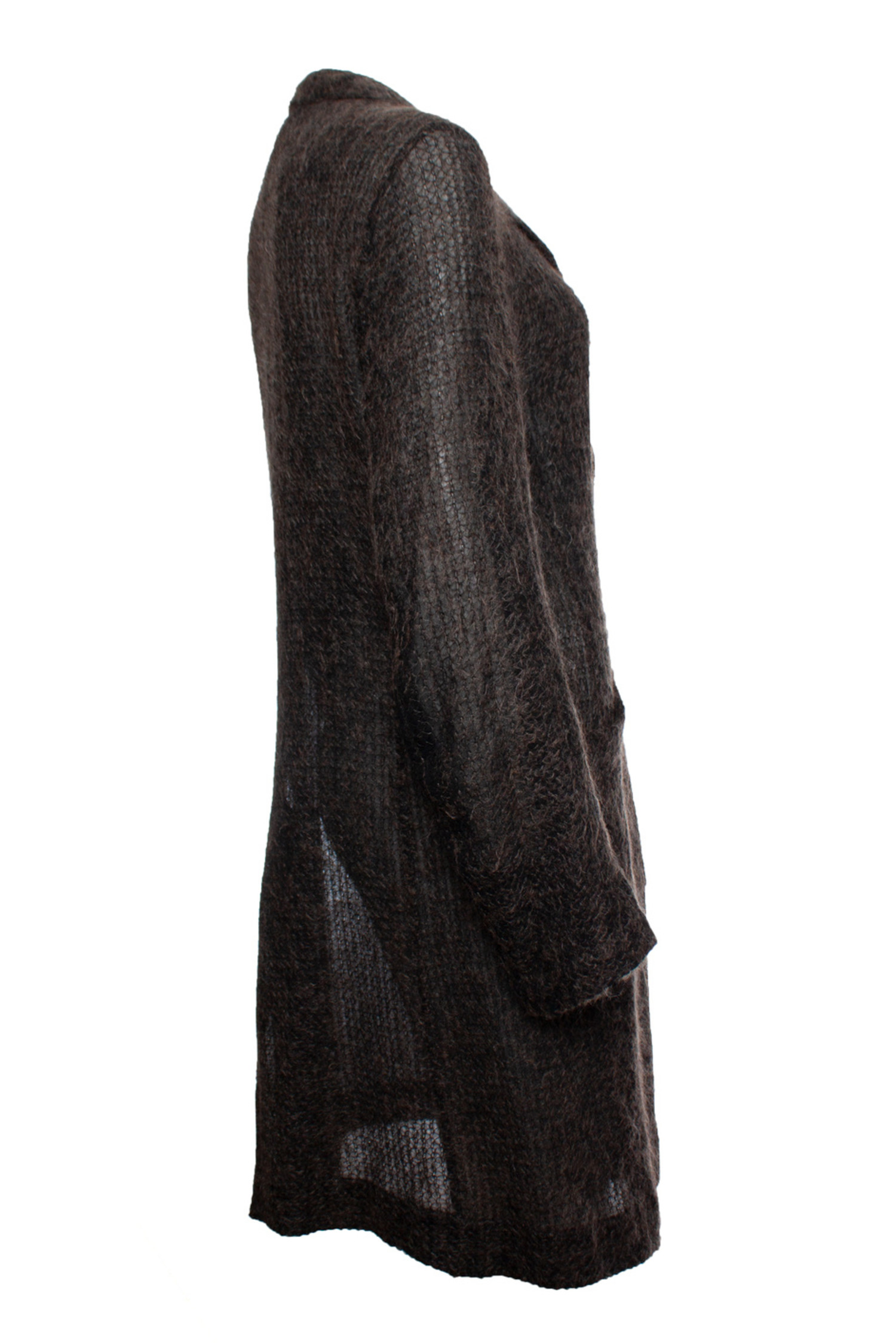 Dries van Noten, Mohair cardigan in brown - Unique Designer Pieces