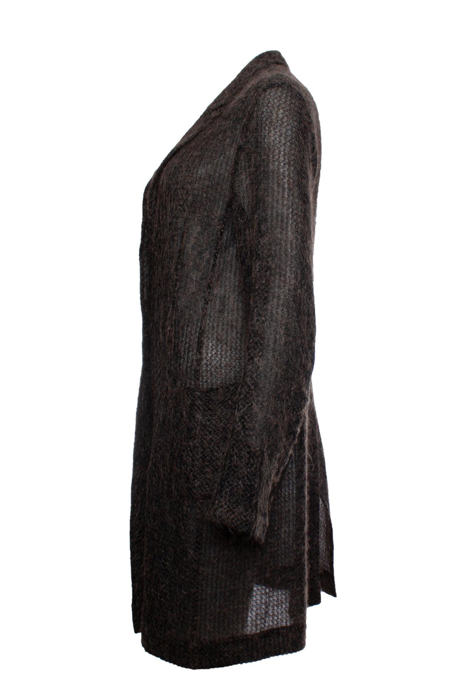 Dries van Noten, Mohair cardigan in brown - Unique Designer Dries van Noten, Mohair cardigan in brown - Unique Designer