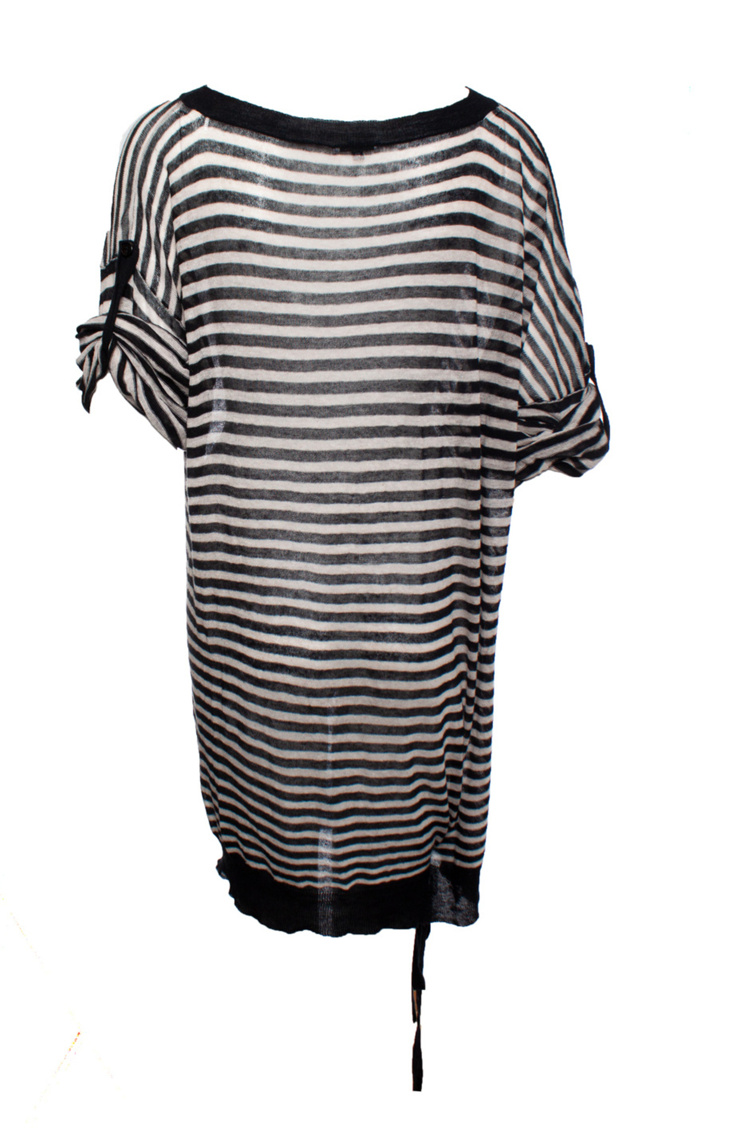 Ann Demeulemeester, oversized striped tunic top - Unique