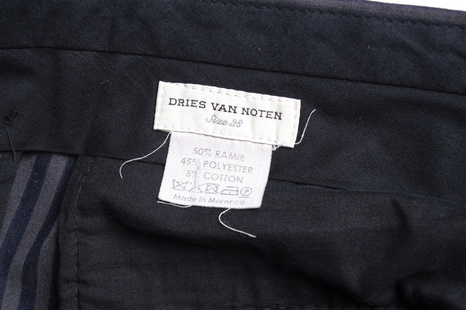 90s00s DRIES VAN NOTEN stripe pants ライカ期 Dries Van Noten Women's' Stripe Track Pants in Yellow | LN-CC®