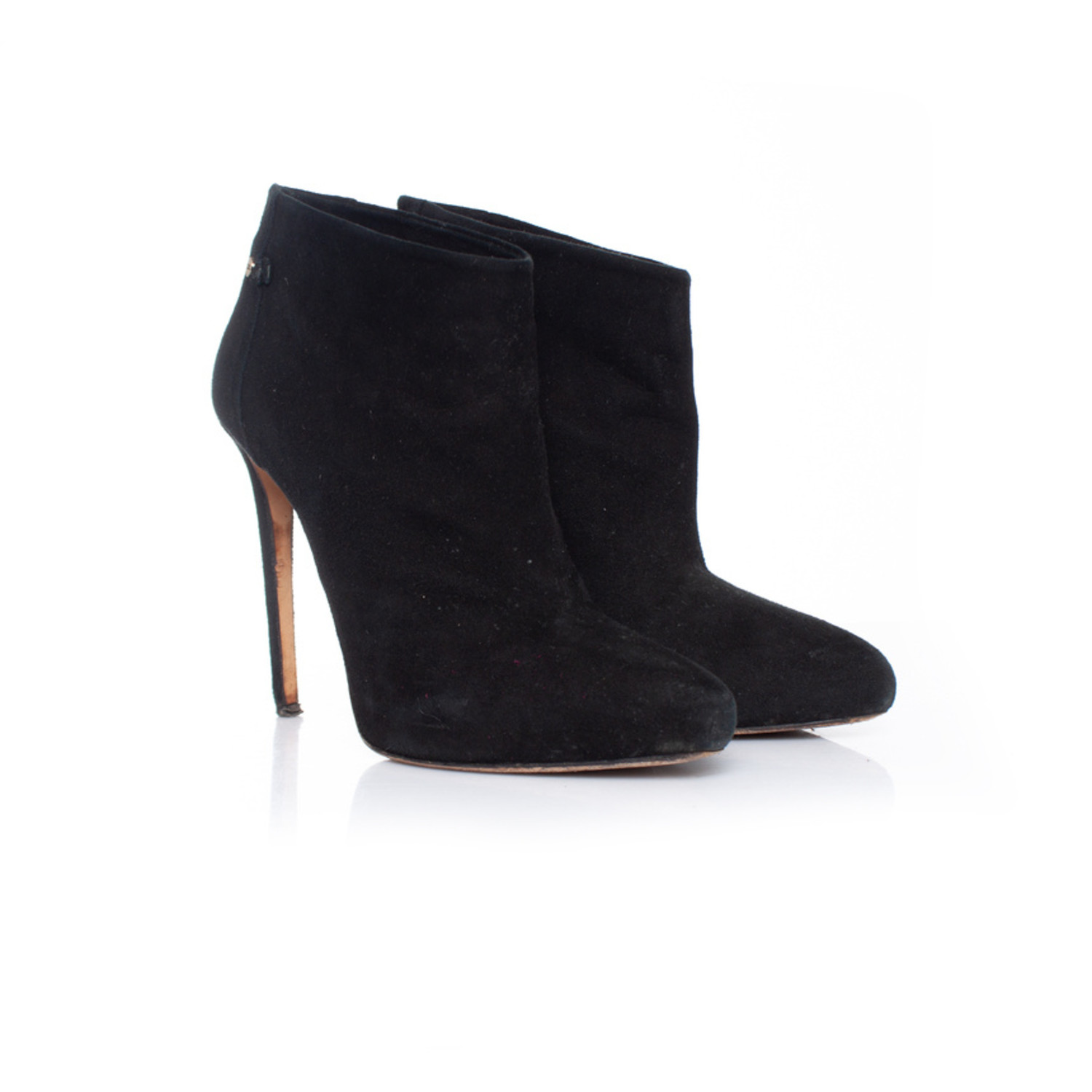 Black suede ankle boots womens deals