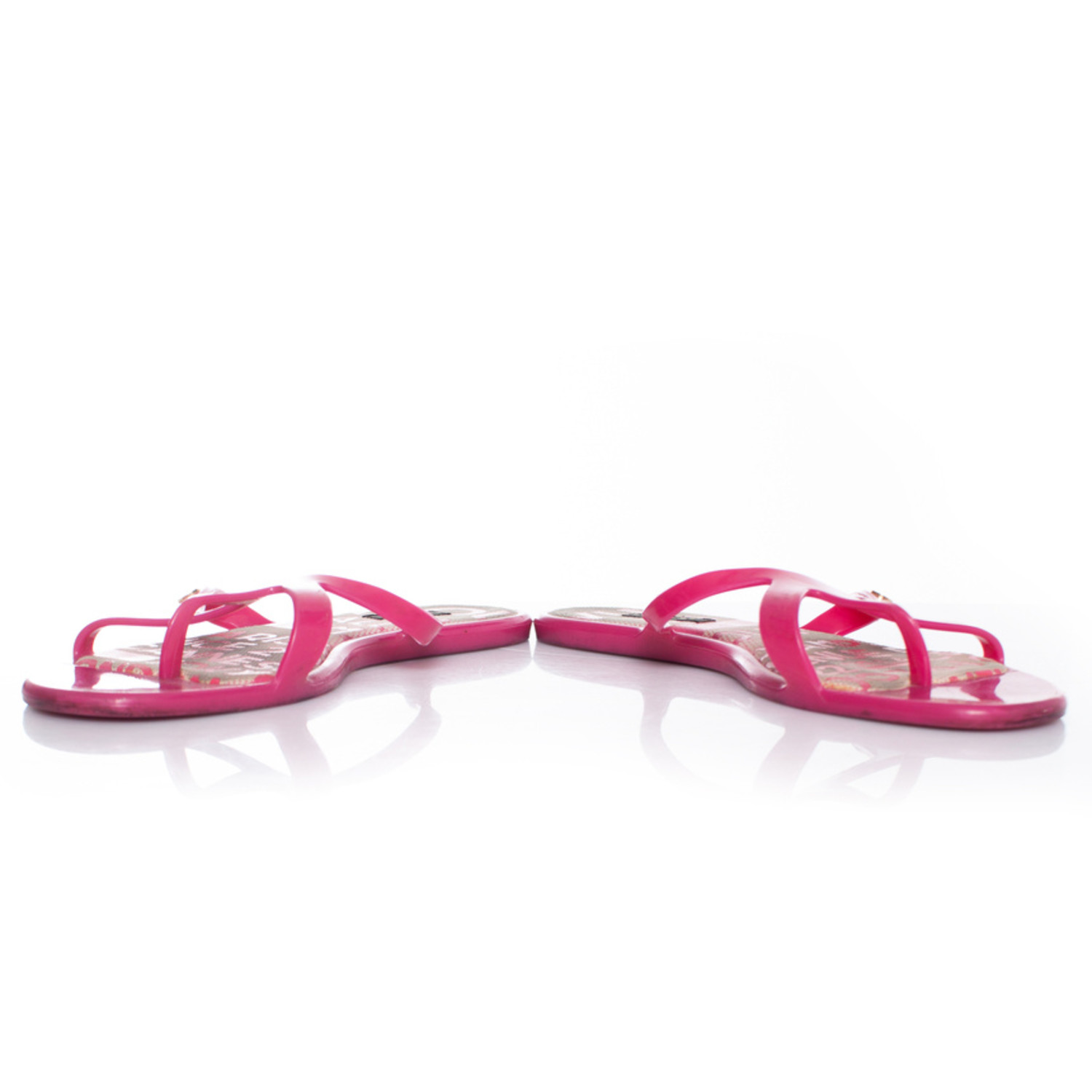 Louis Vuitton, plastic roze slippers - Unique Designer Pieces