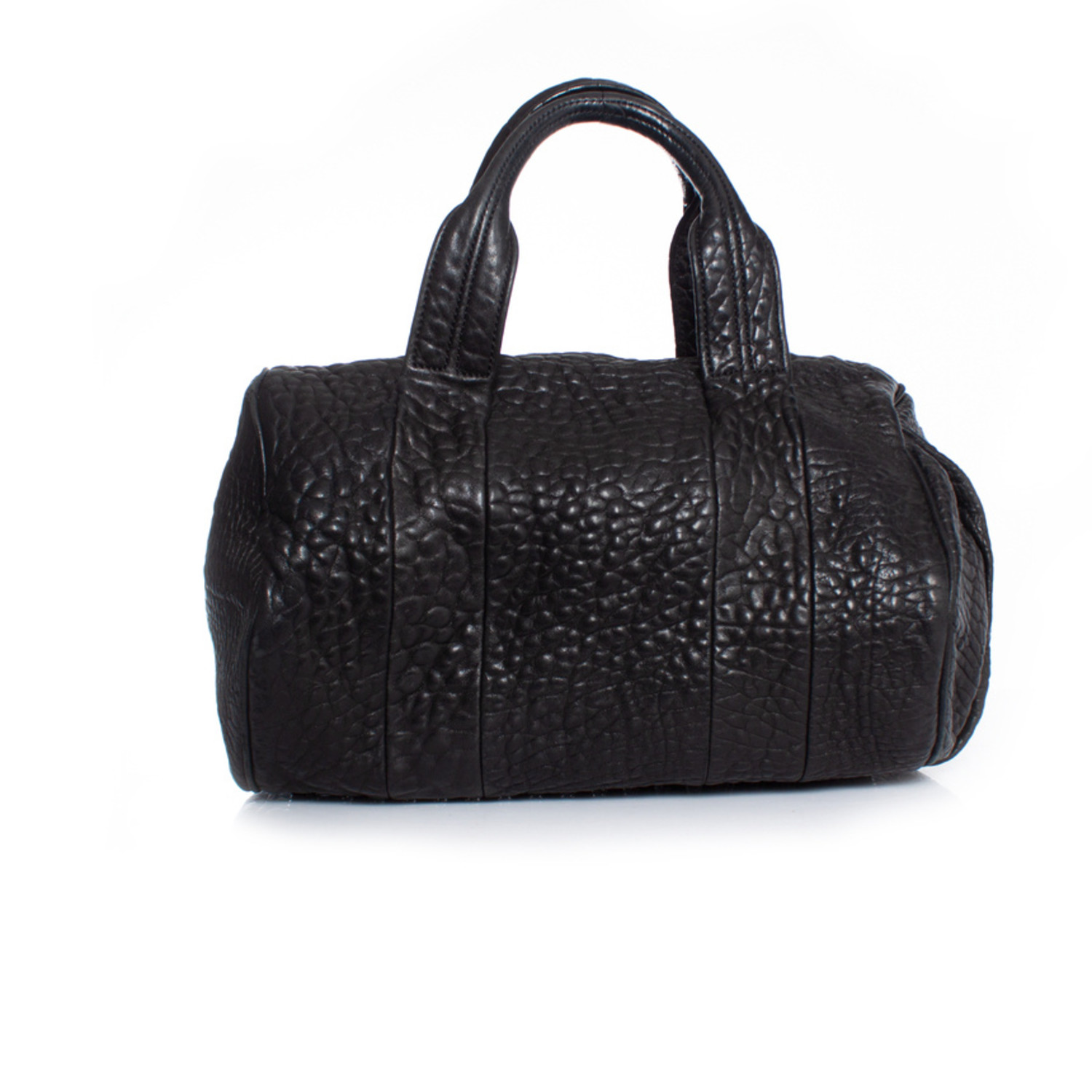 Alexander Wang, black pebbled leather Rocco bag - Unique Designer