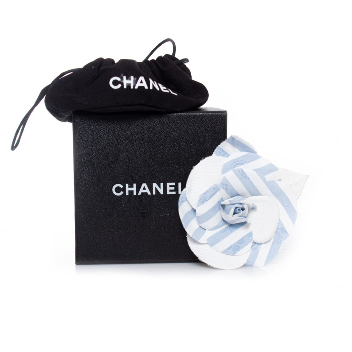 Chanel Style Enameled Camellia with Bow and Charms Keychain/Bag Charm