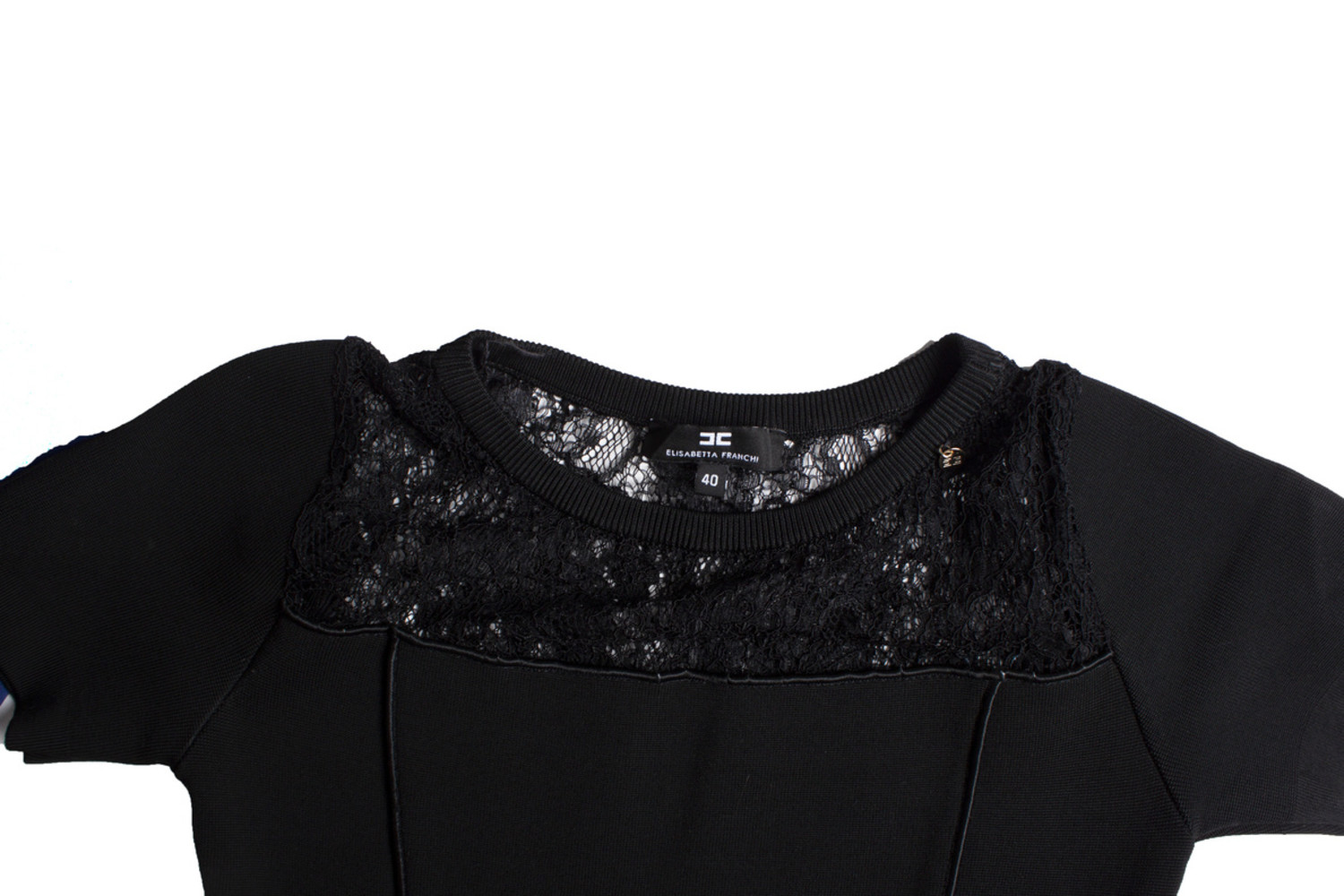 ゆずELISABETTA FRANCHI イタリア ベア ドレス ブラック ゆず