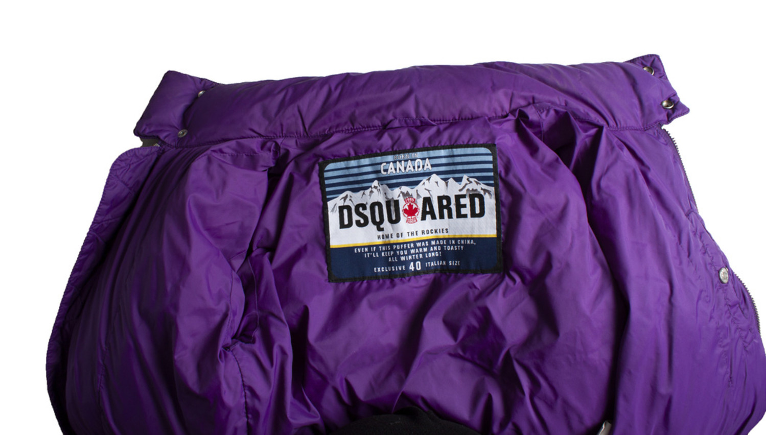 DSQUARED2 - Dsquared2 新品ジャケット　40 カーキ✖️パープル Dsquared2, Purple bomber jacket - Unique Designer Pieces