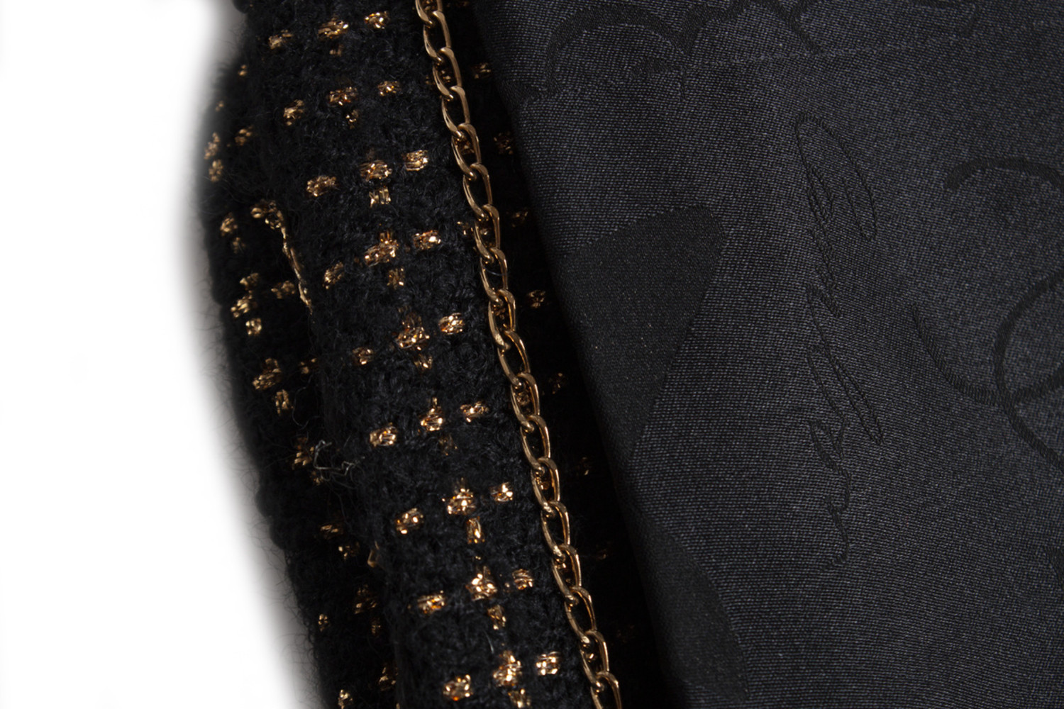 Chanel, Gold jacket with baroque details - Unique Designer