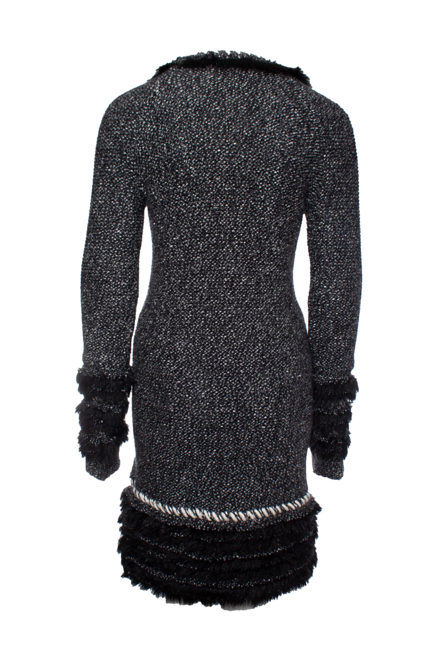 Louis Vuitton Cashmere Sweater with Mink Pom-Pom Sweater Clip at
