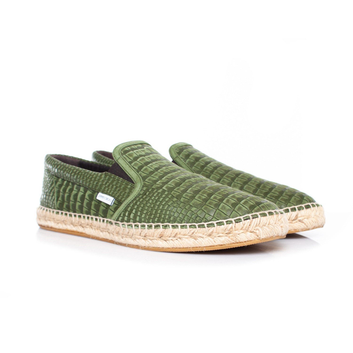Jimmy Choo, crocodile printed espadrilles - Unique Designer