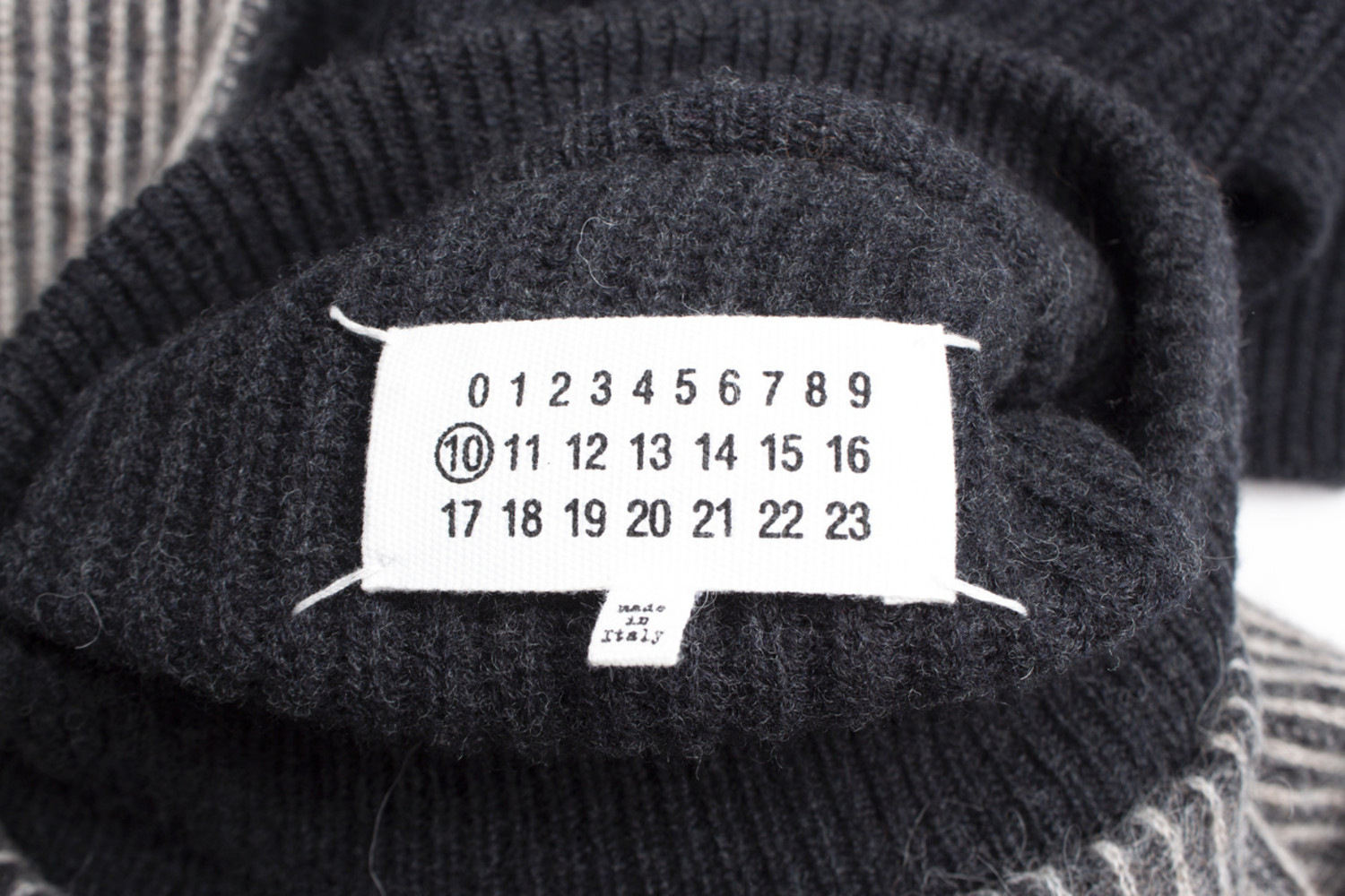 Maison Martin Margiela, striped wool sweater - Unique Maison Martin Margiela, striped wool sweater - Unique