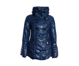 ジャケット PINKO Women Jackets 100254A0IG F71 Blue Pinko, Blue puffer jacket - Unique Designer Pieces