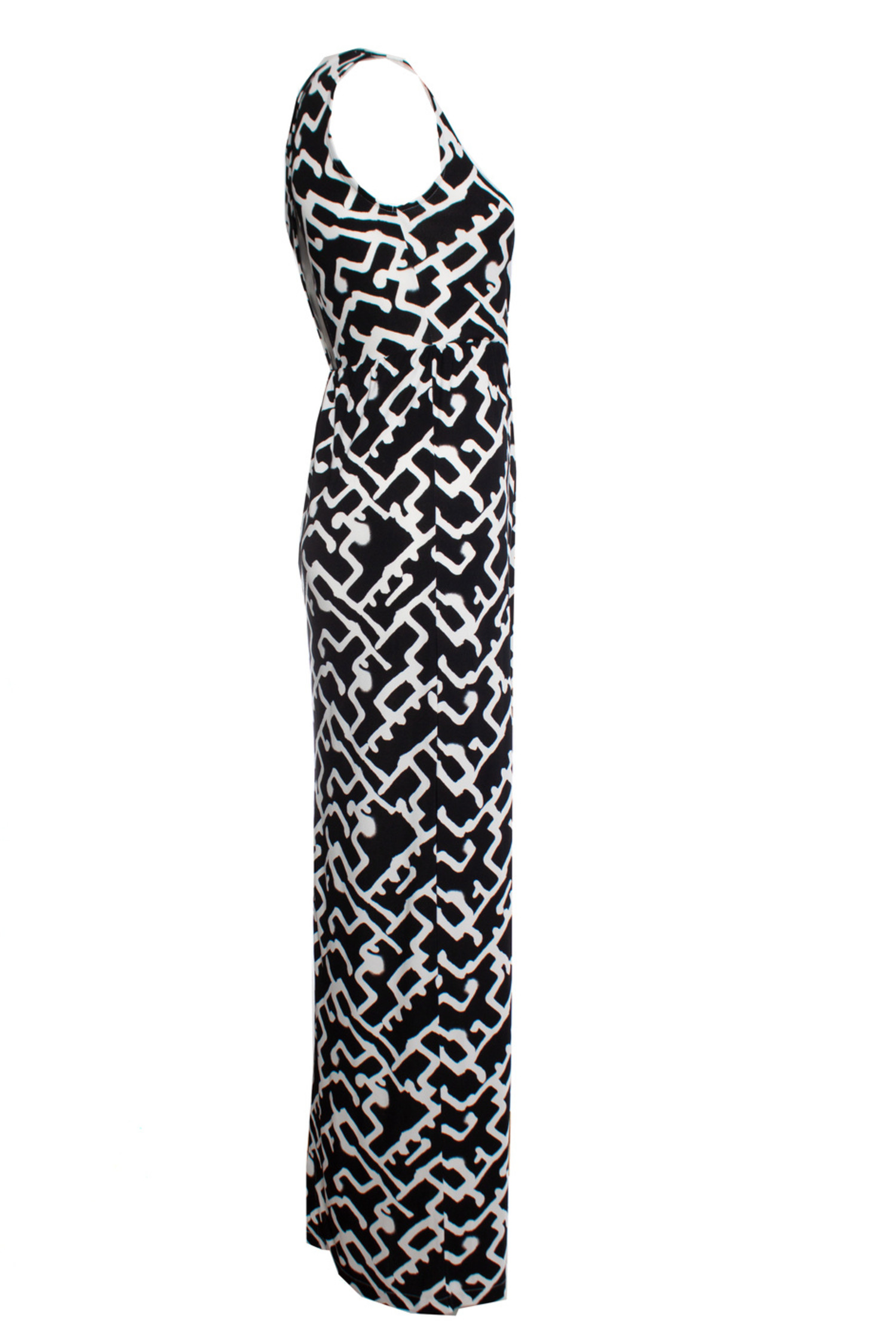 knee length dresses for ladies Mia Textured Jersey Maxi Dress Black main image 1