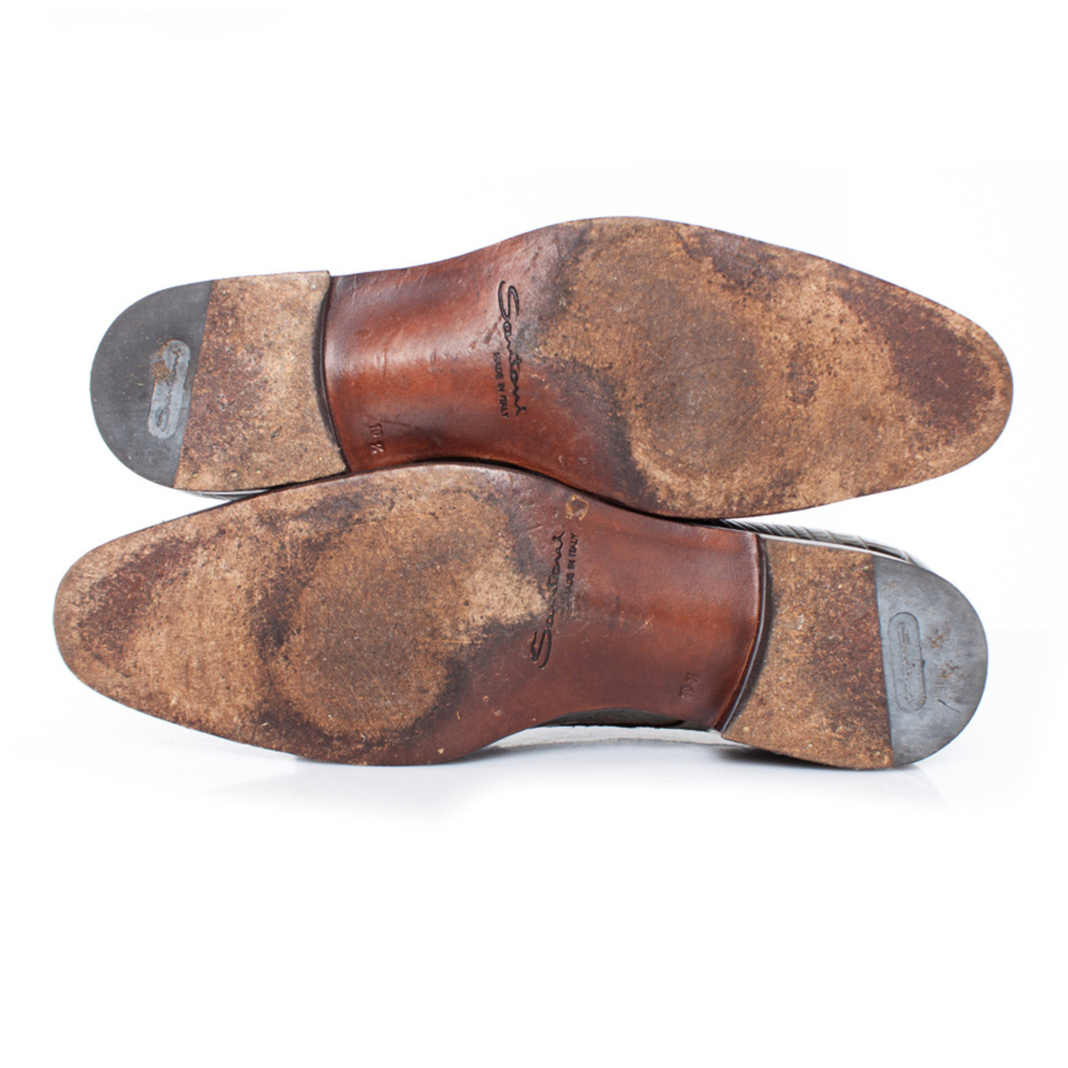 Santoni, schoenen in olijfgroen alligator leer - Unique Designer Pieces