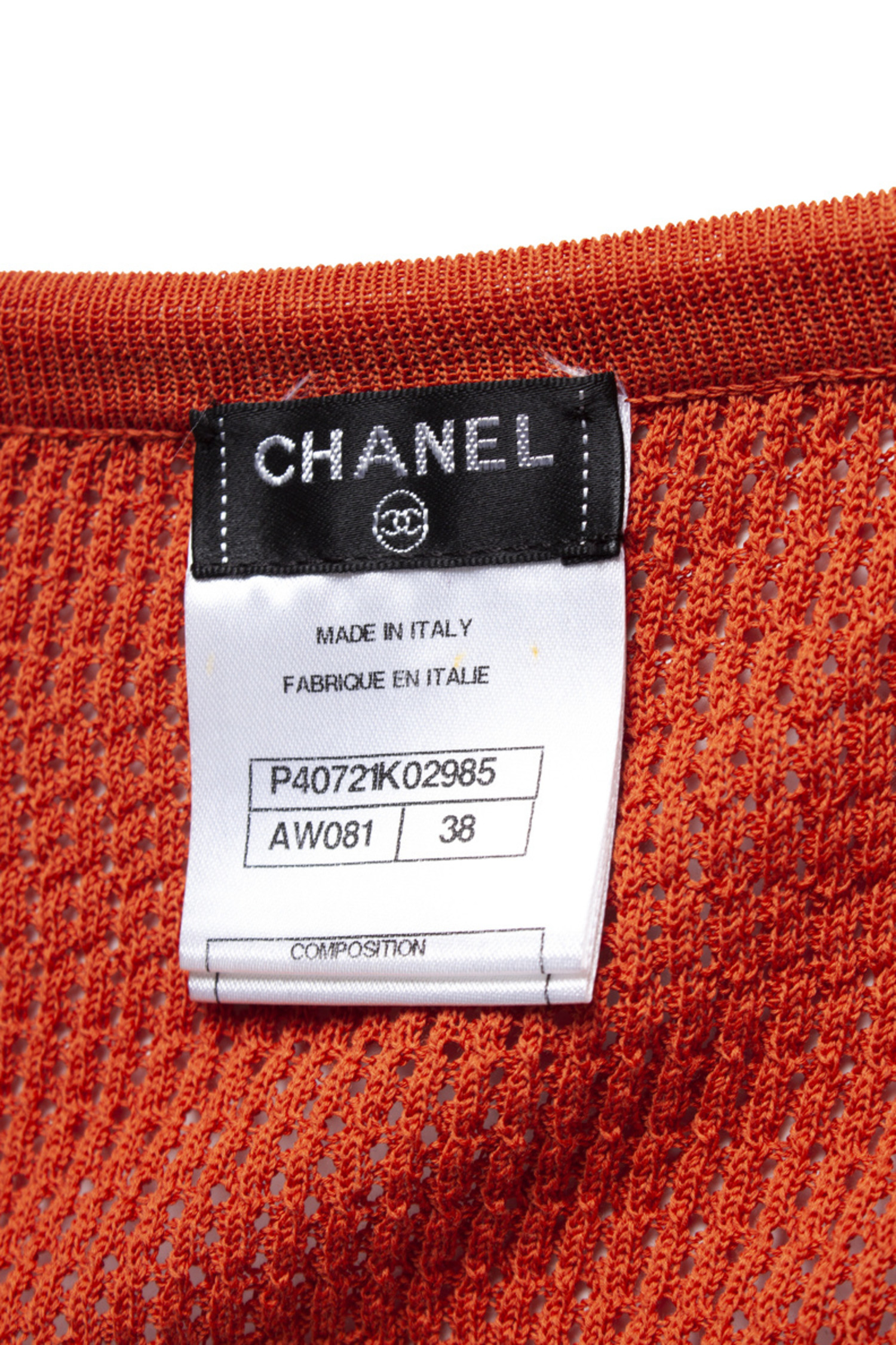 Chanel, kleurige set jurk met vest - Unique Designer