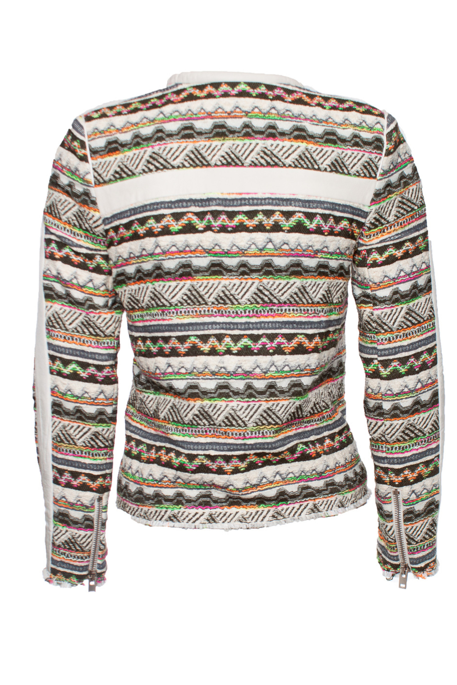 IRO, boucle jacket with aztec print 