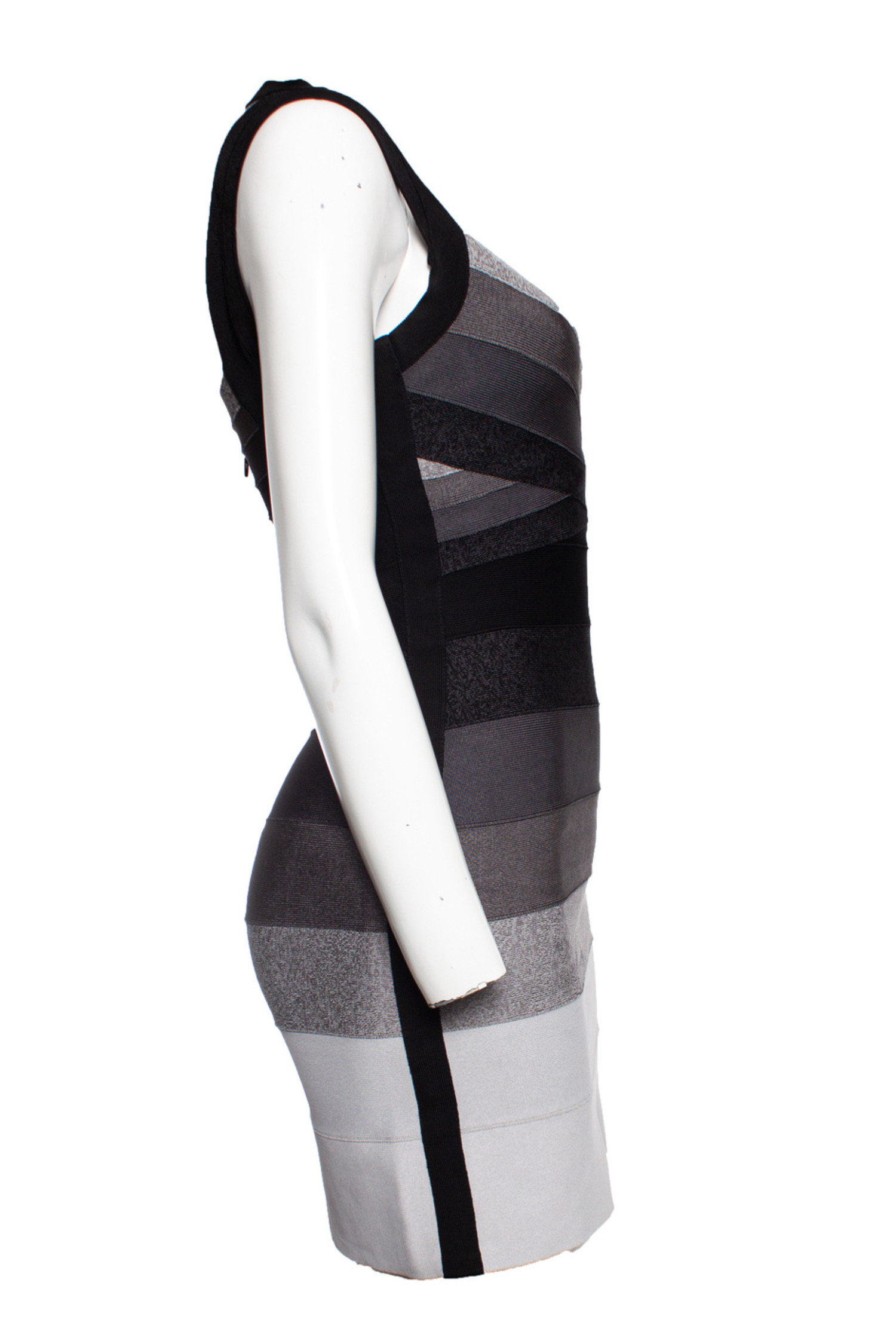 herve leger dress black and white 9% nylon Herve Leger - Orianna Black