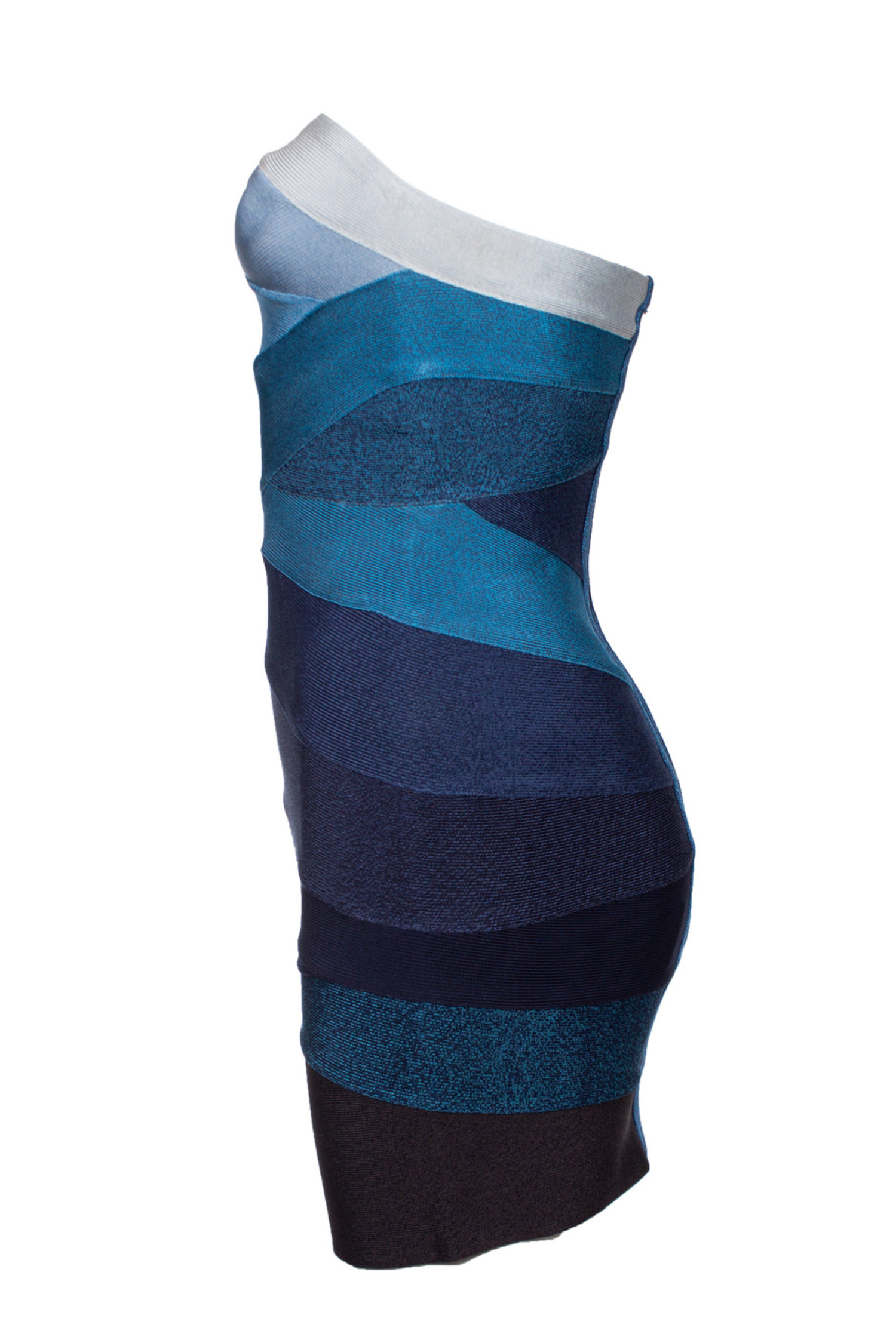 herve leger blue ombre bandage dress Luxury fashion & independent designers