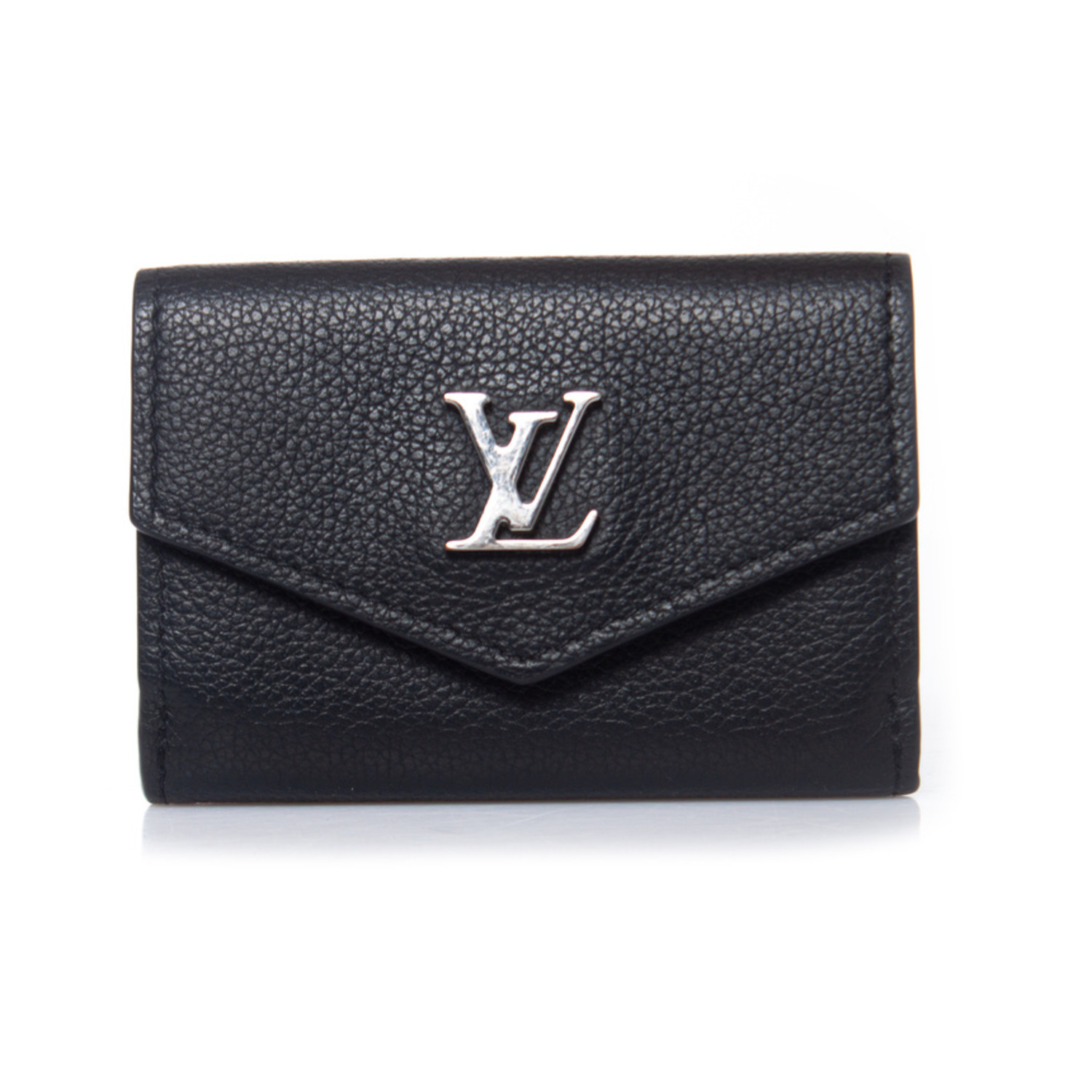 Louis Vuitton Lockmini Wallet Black Calf