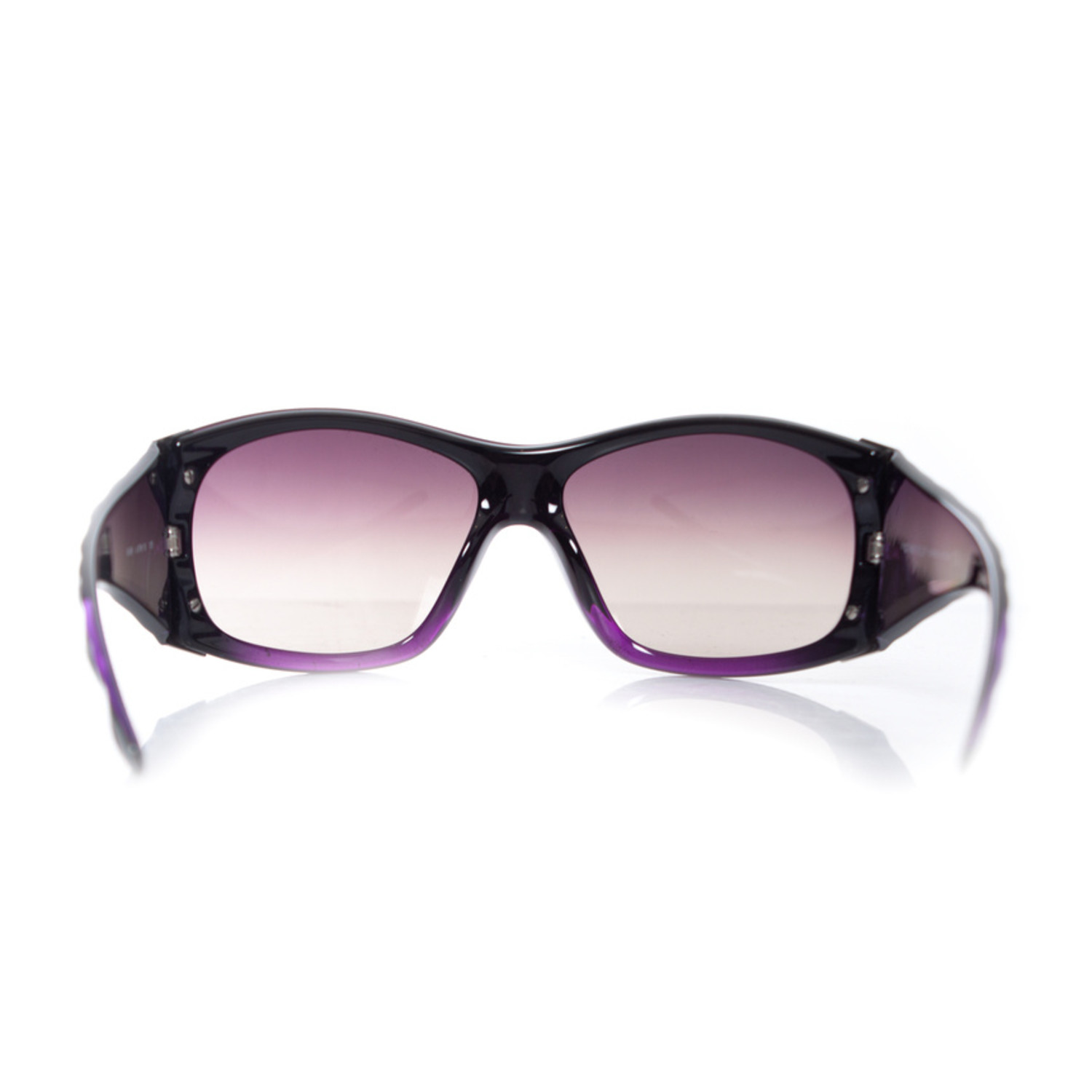 Chanel, Purple gradient quilted shield sunglasses - Unique 