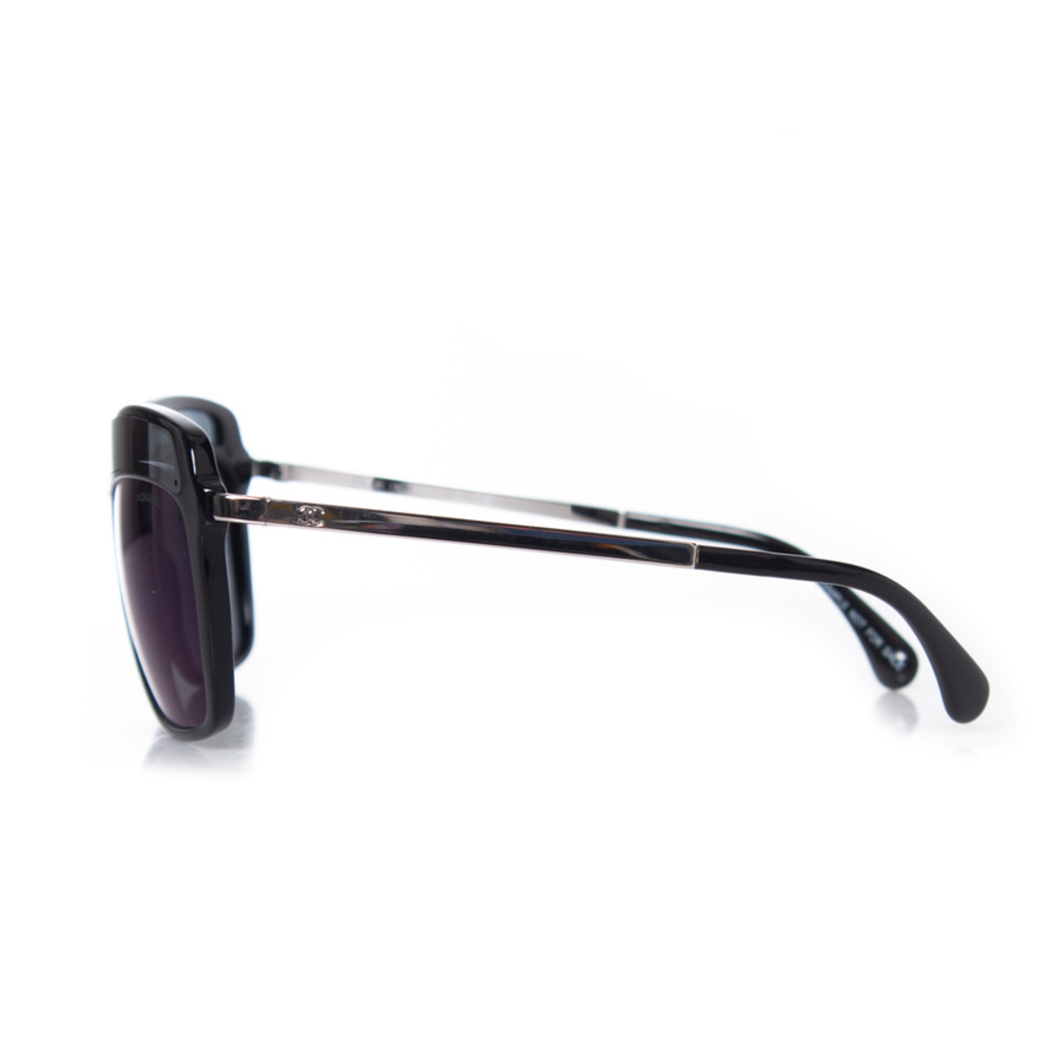 美品 CHANEL sunglasses coco y2k BLACK case Chanel, Black coco cloud collection sunglasses - Unique
