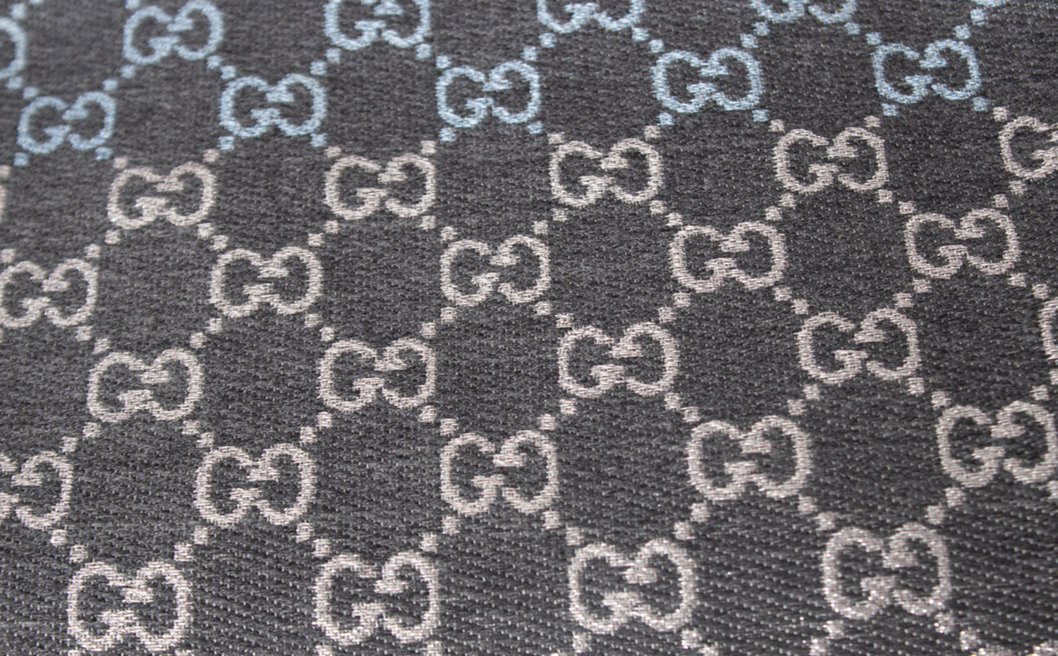 Gucci sjaal met lurex GG print Unique Designer Pieces