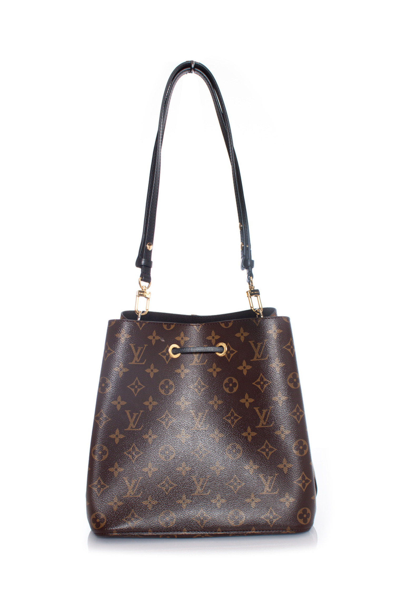 LOUIS VUITTON Neonoe Monogram Canvas Shoulder Bag Brown