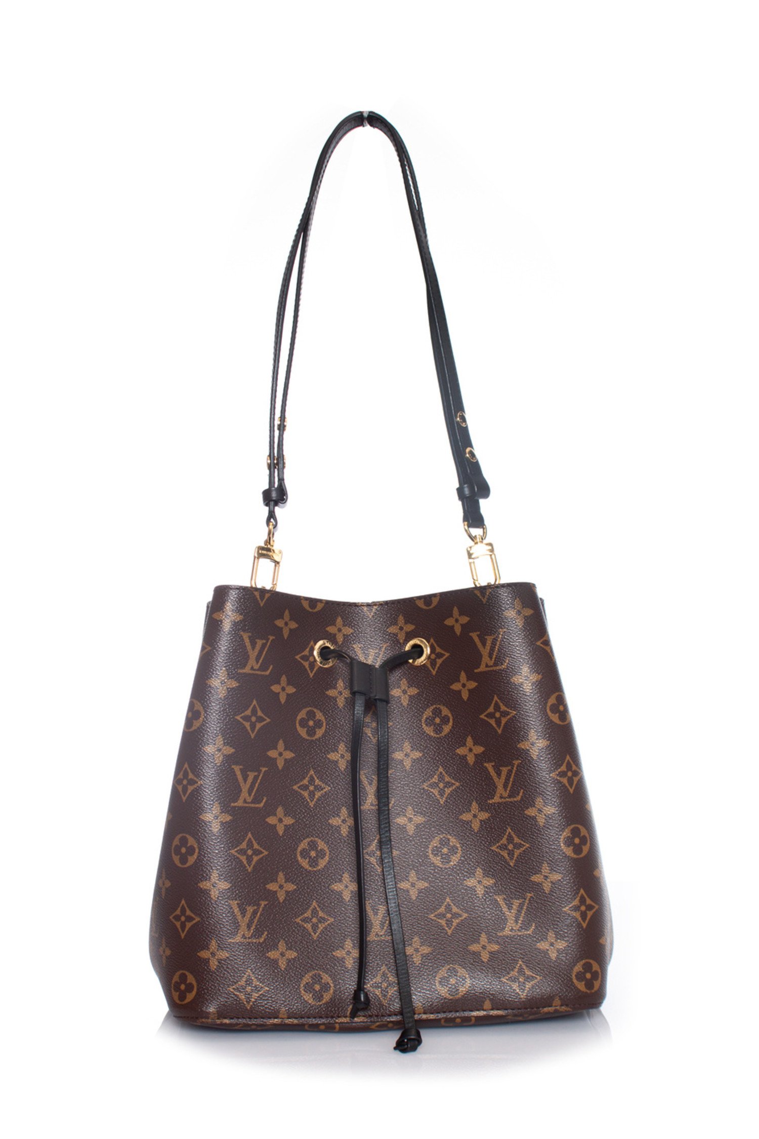 Luxury Monogram Canvas and Leather Handbag Neonoe