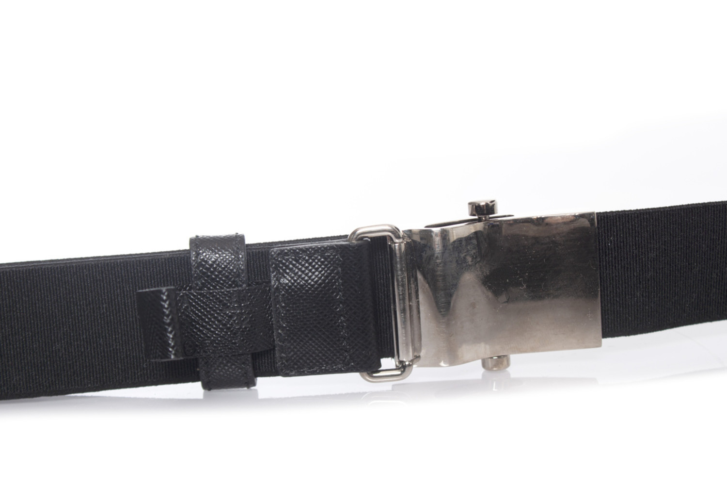 Prada, black nylon belt - Unique Designer Pieces display picture 1