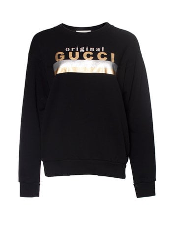 Gucci Kingsnake Graphic Print Hoodie - Black Sweatshirts & Hoodies