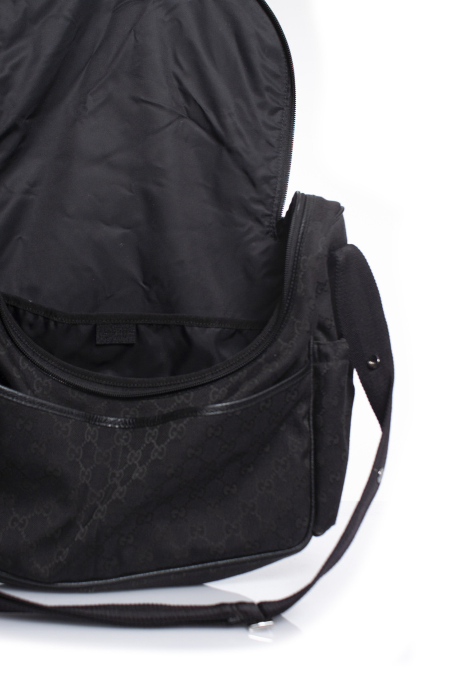 Gucci diaper bag black best sale