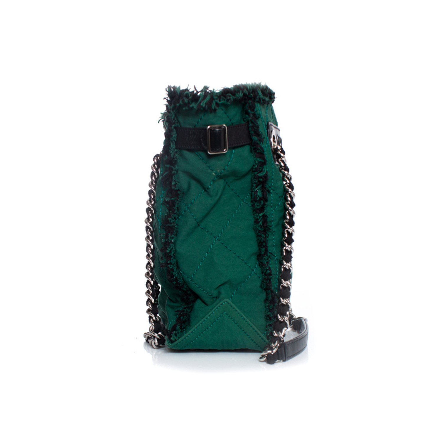 Chanel, Green quilted canvas bag - Unique Designer Pieces