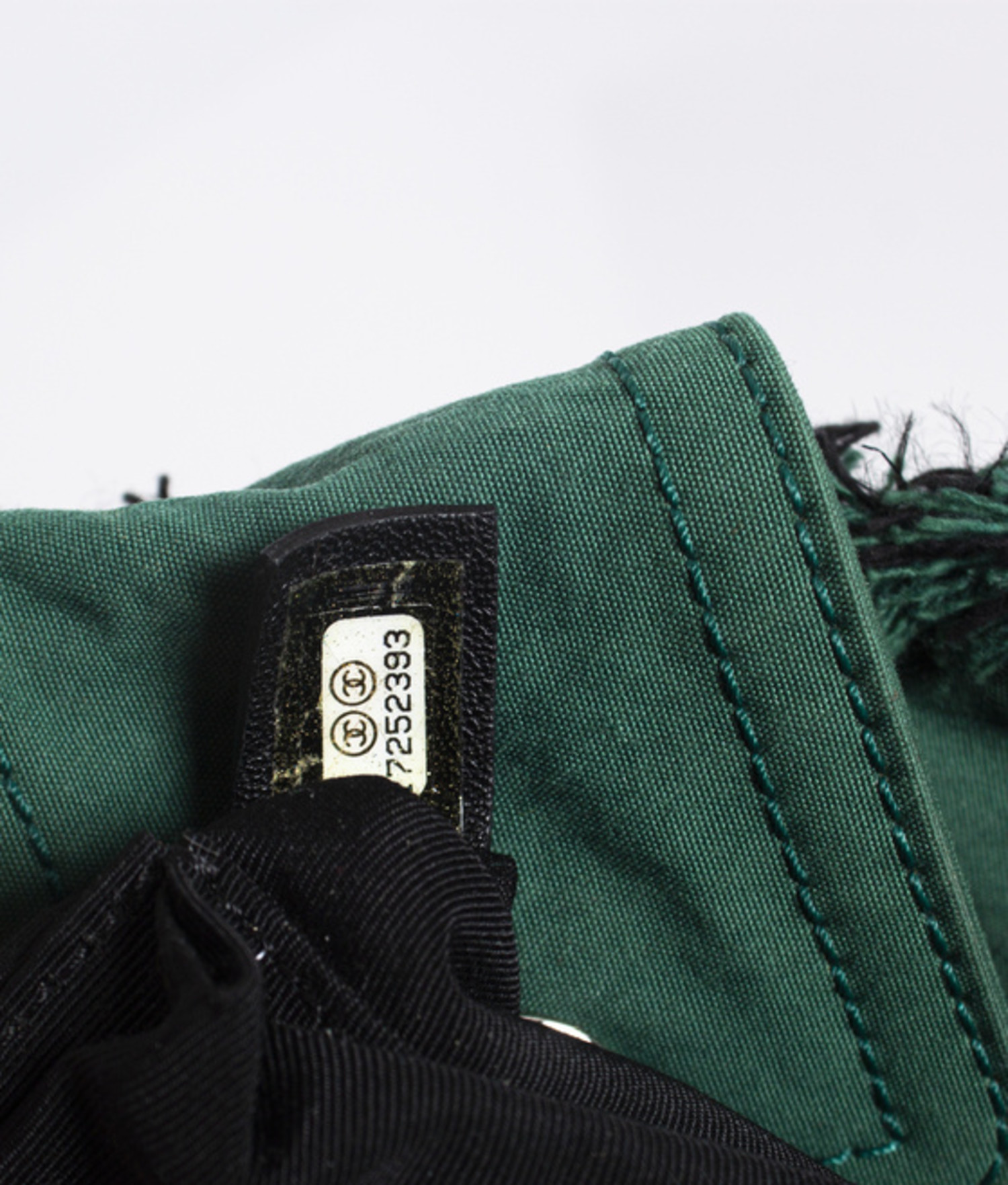Chanel, Green quilted canvas bag - Unique Designer Pieces