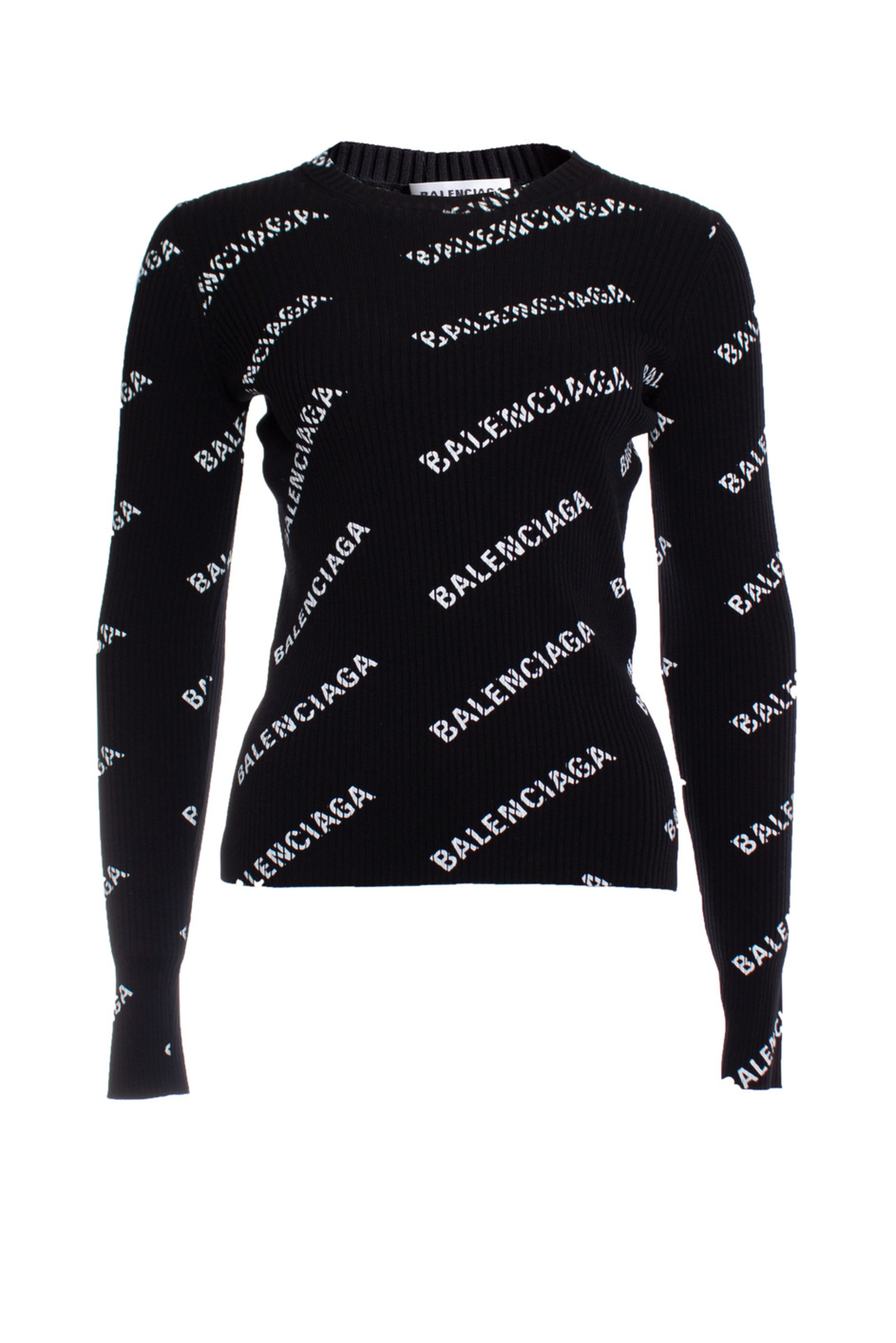 Balenciaga, stretch top with logo - Unique Designer Pieces Balenciaga, stretch top with logo - Unique Designer Pieces