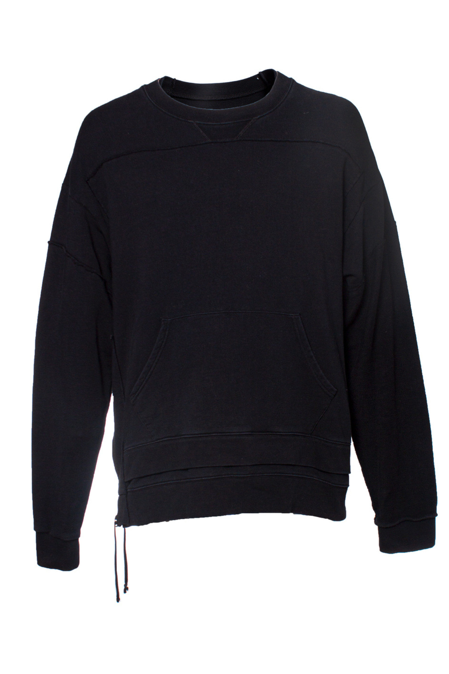 Maison Margiela, crewneck sweater in black - Unique Designer